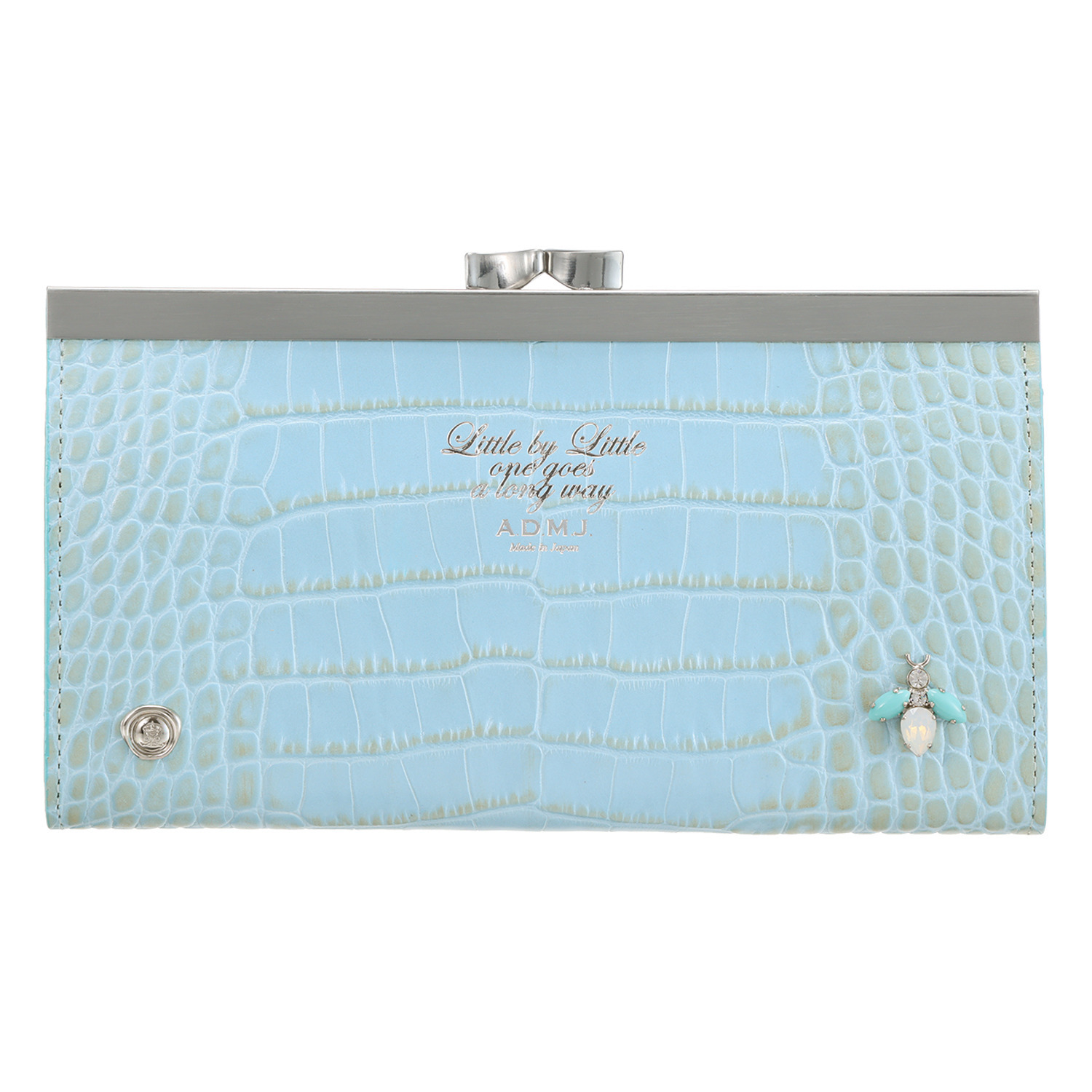 エーディーエムジェイ ＴＨＥ　ＢＥＥ イタリアンレザー 口金ウォレット