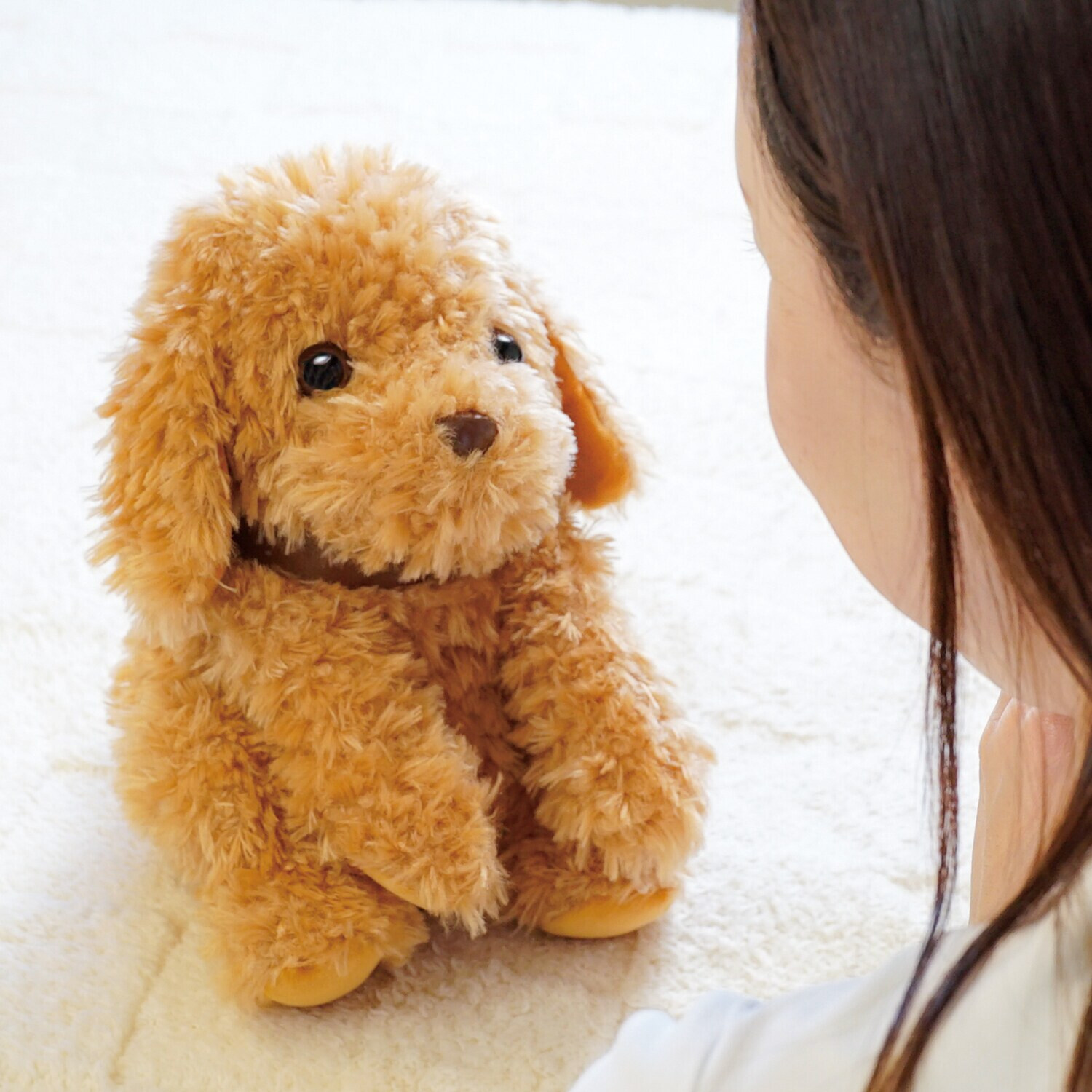 音声認識ぬいぐるみ おしゃべりトイプードル