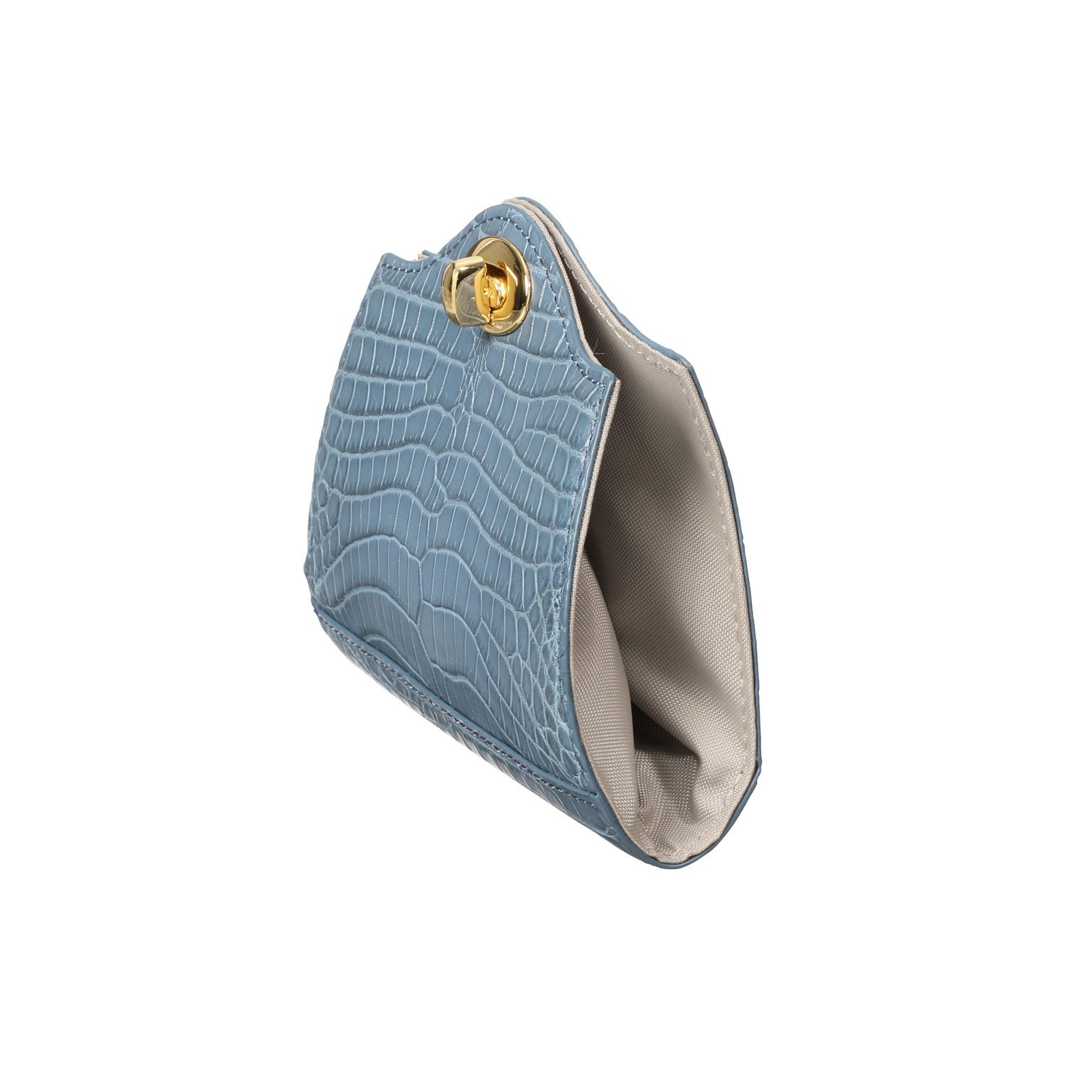 ペレリールッソ カラーはお任せ！ クラインカルー社製 マットクロコダイル マスクケース ＜チャーム付＞