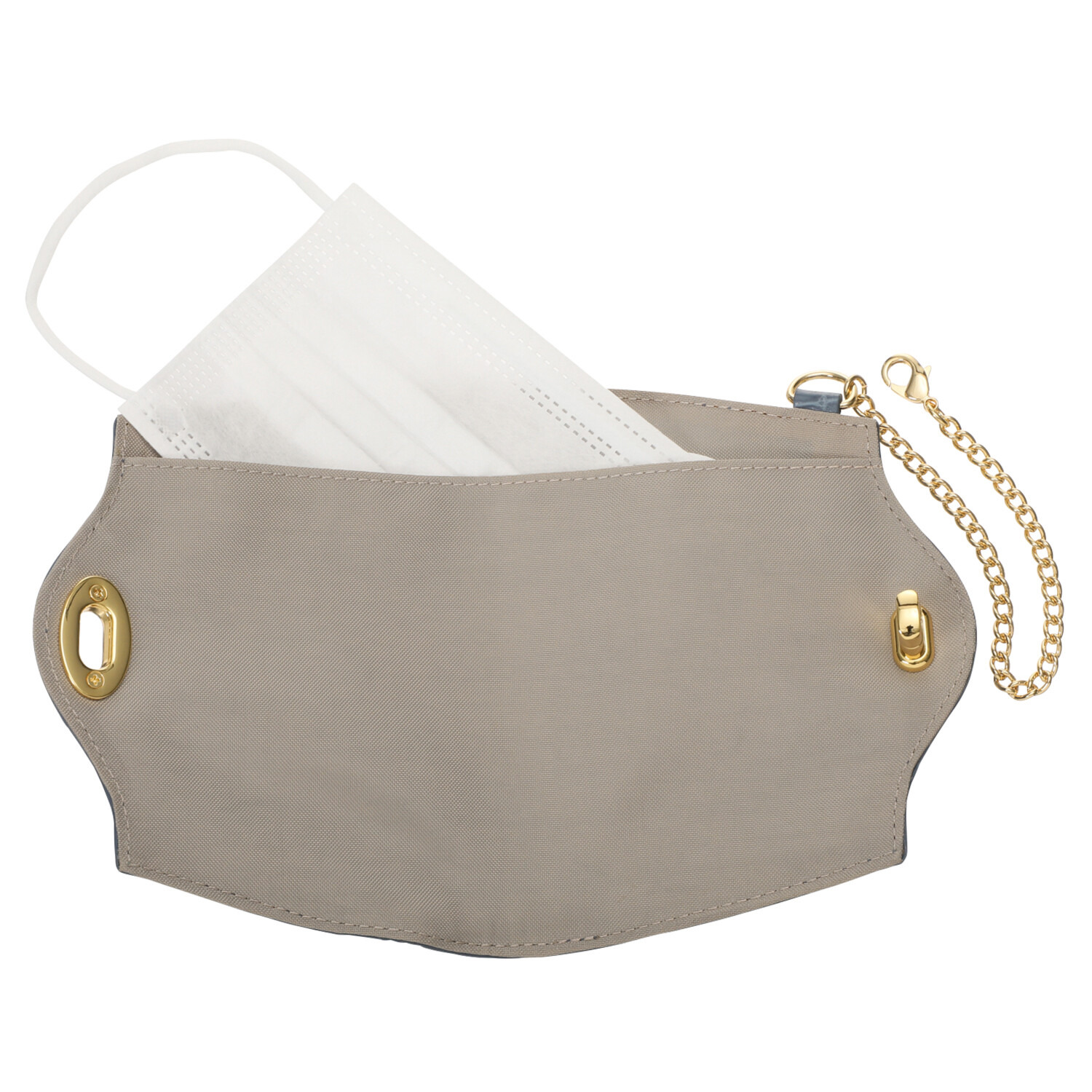 ペレリールッソ カラーはお任せ！ クラインカルー社製 マットクロコダイル マスクケース ＜チャーム付＞