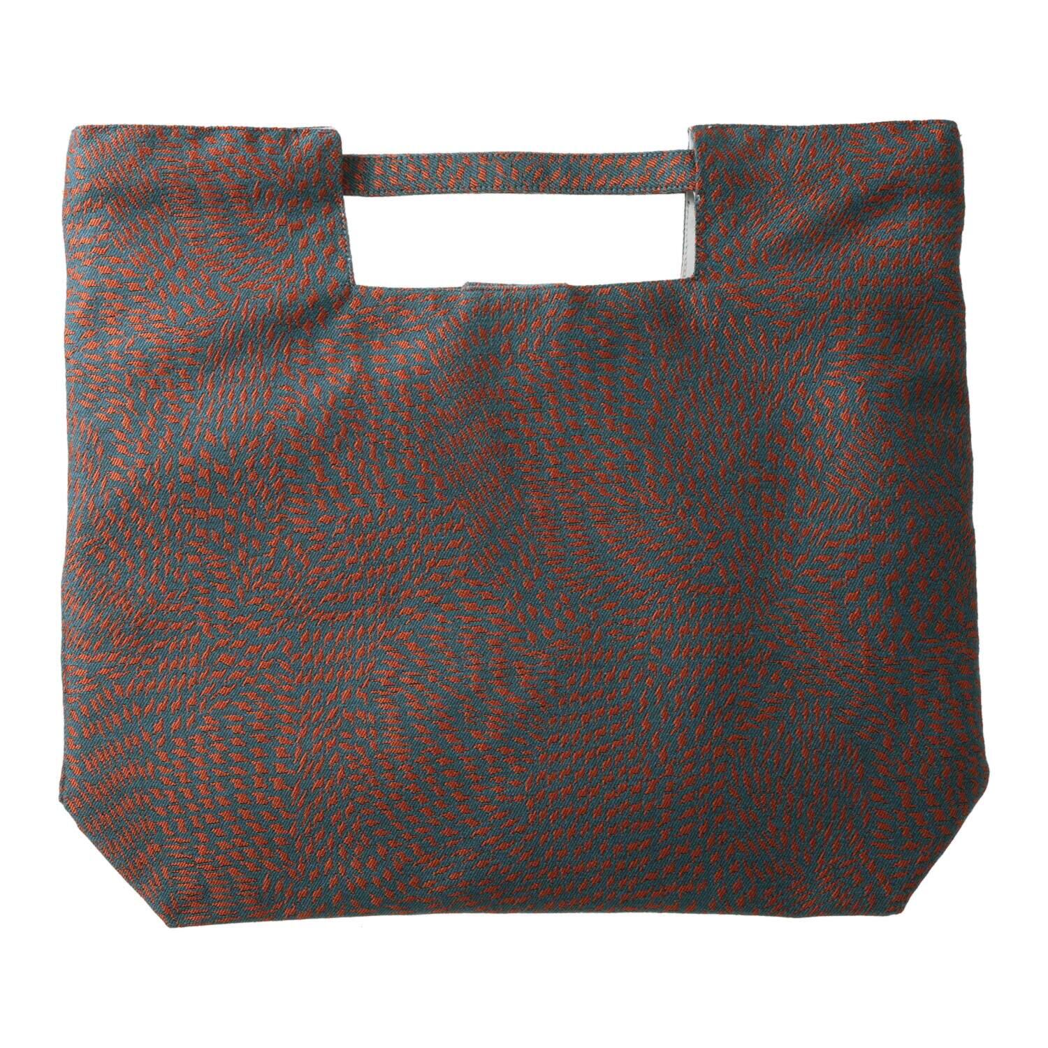 チャーム 軽量・洗濯可能 オリジナルジャガード パッシー シャーリングバッグ