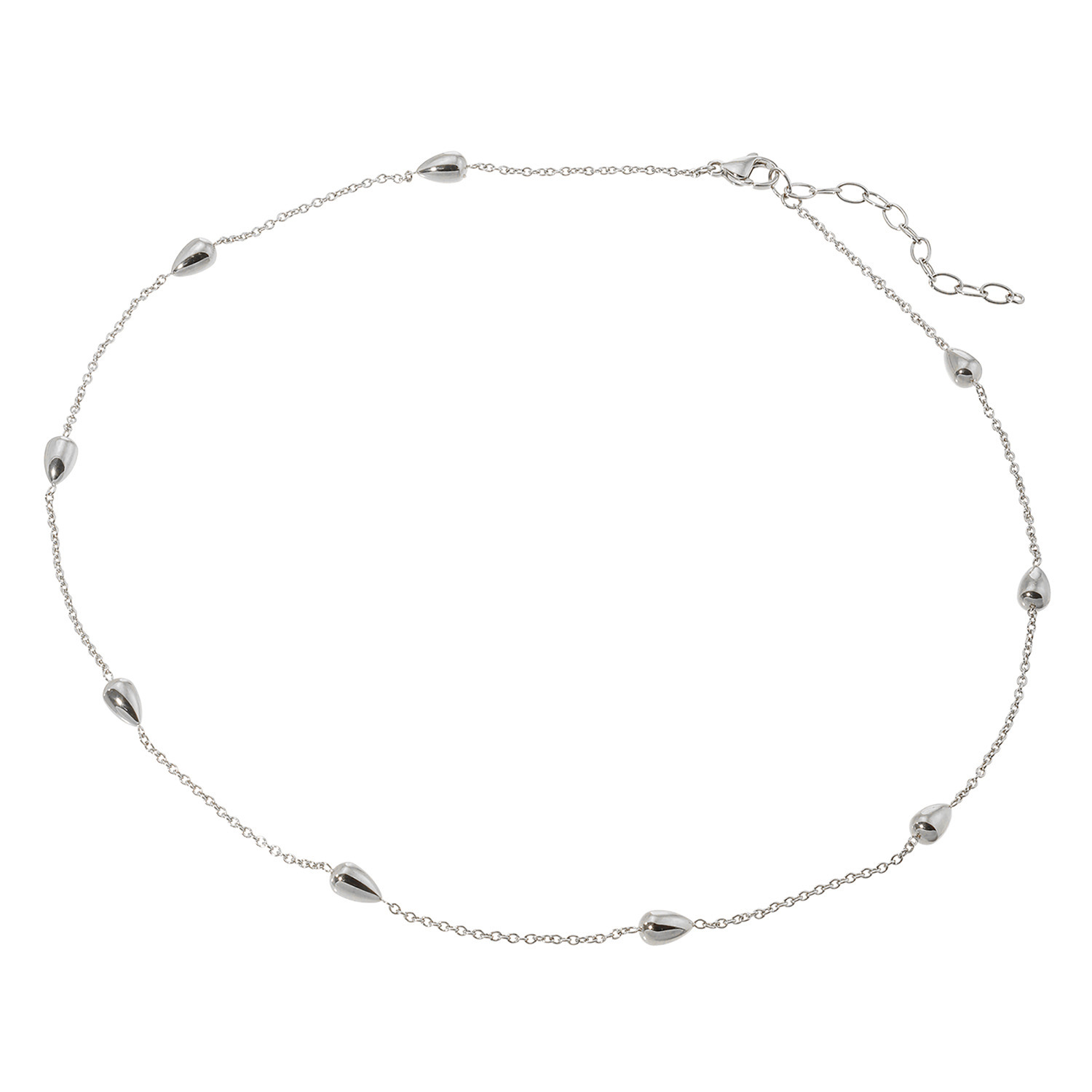 アシエステンレス サージカルステンレス ドロップデザイン ネックレス