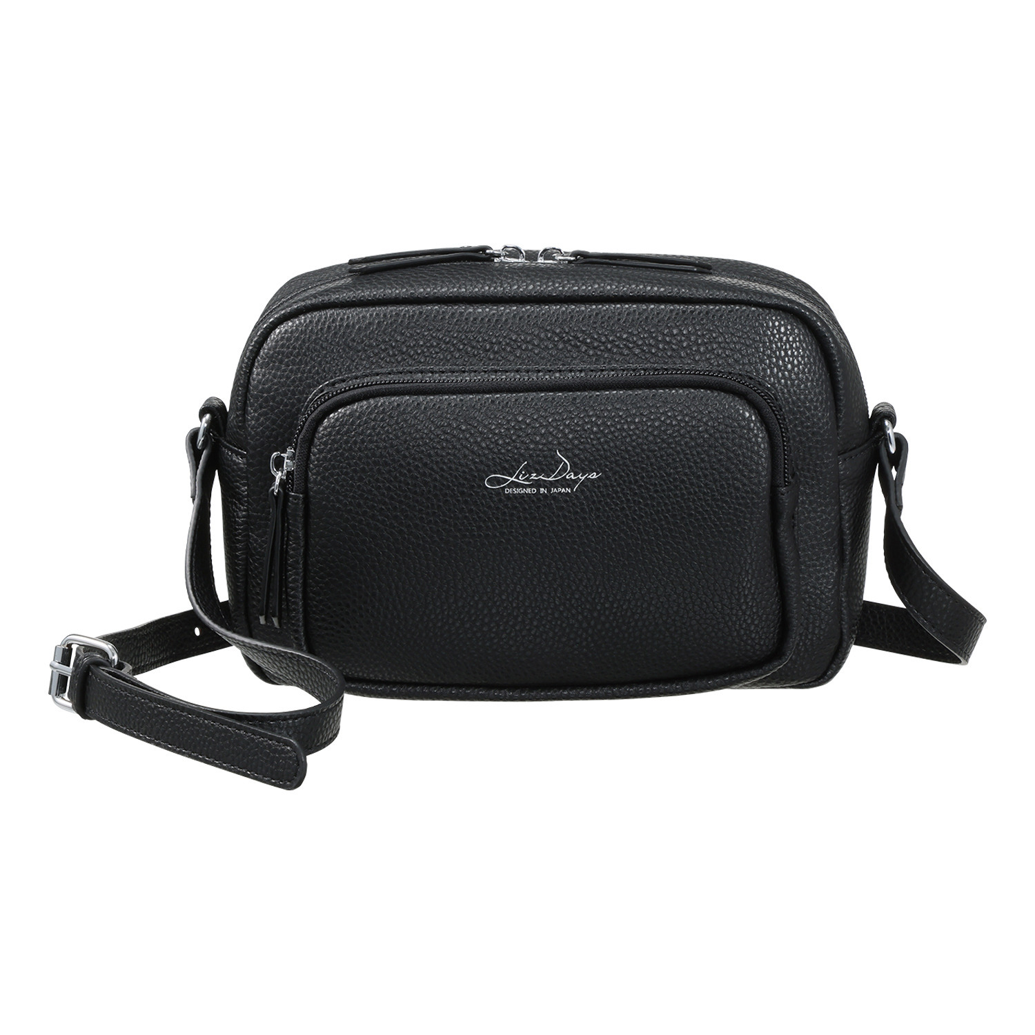 リズデイズ フェイクレザー ラウンド ミニショルダーバッグ