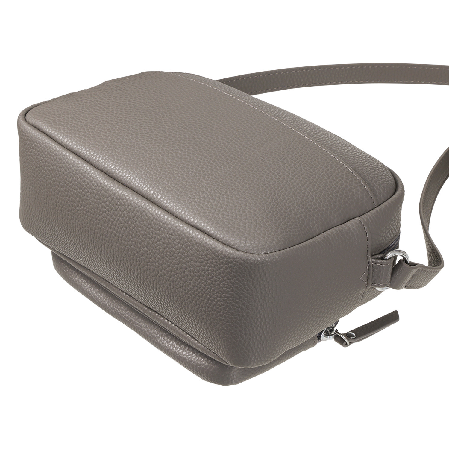 リズデイズ フェイクレザー ラウンド ミニショルダーバッグ