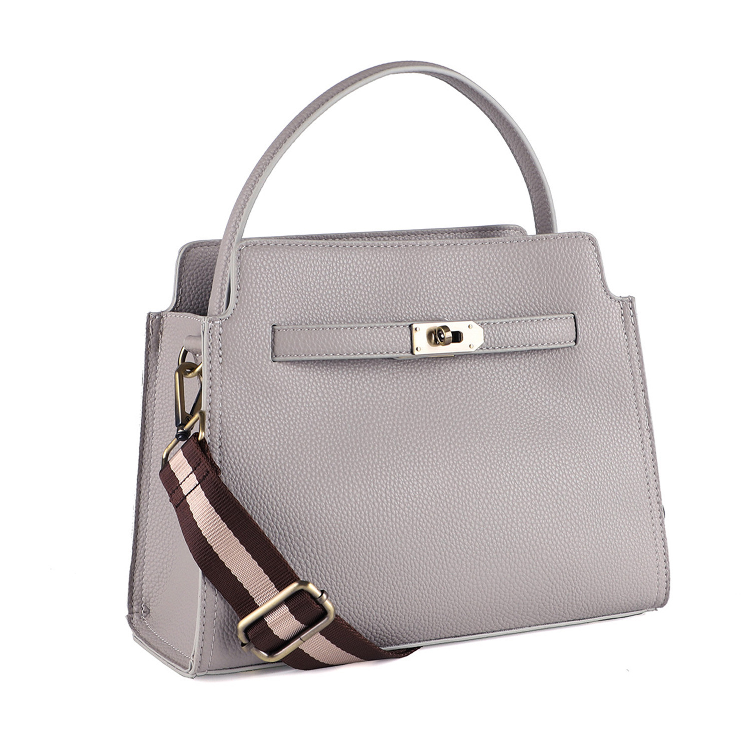 リズデイズ フェイクレザー バイカラー ショルダーバッグ