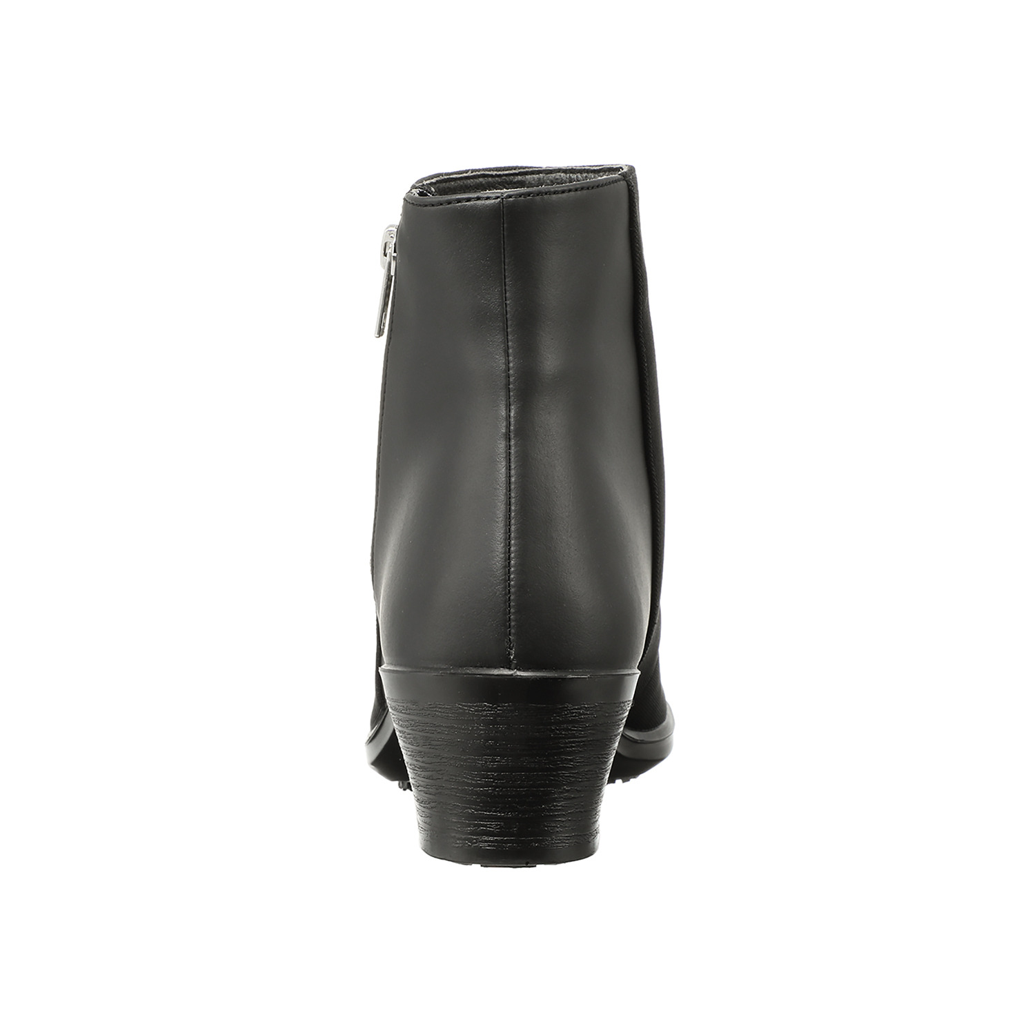 トップドライ 天気予報を気にせず履ける ファスナー付 エレガントヒールブーツ