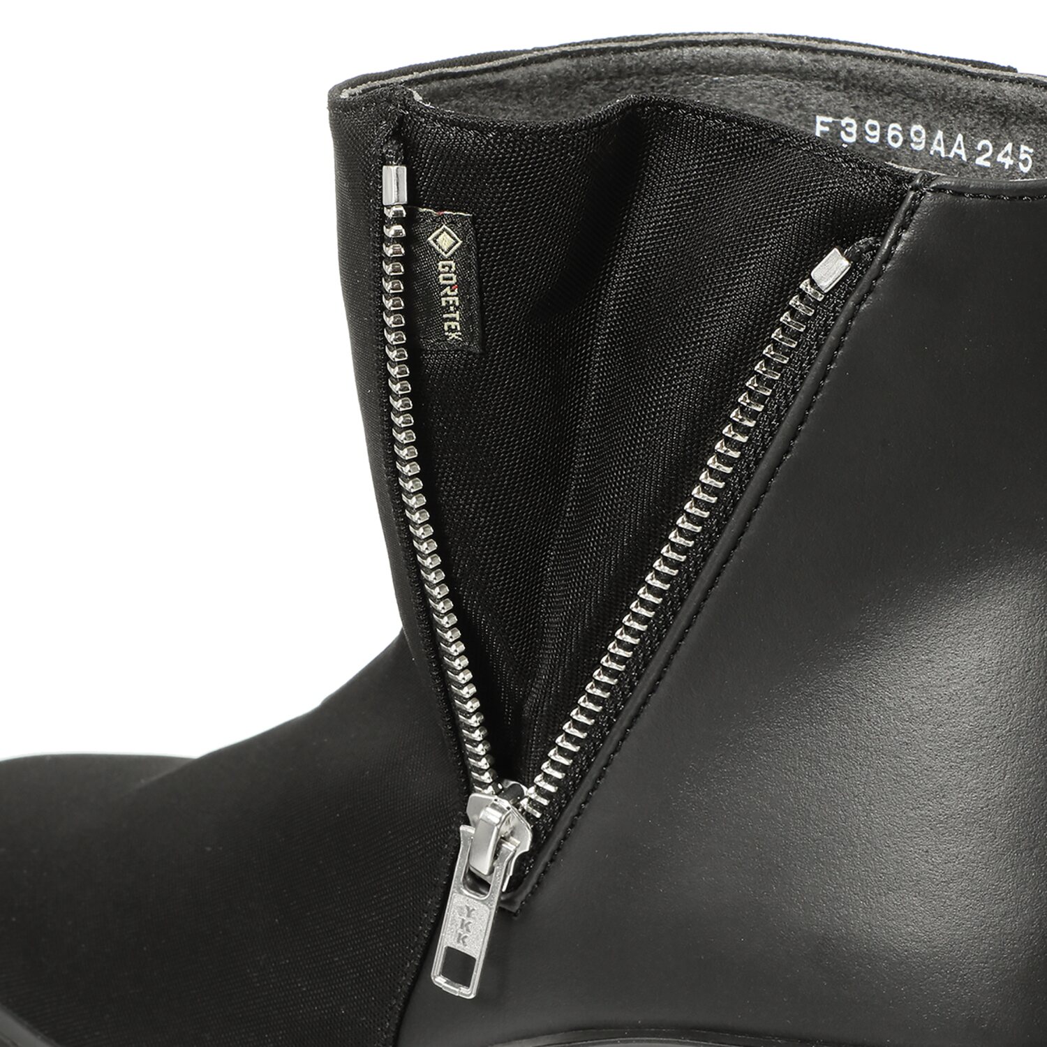 トップドライ 天気予報を気にせず履ける ファスナー付 エレガントヒールブーツ