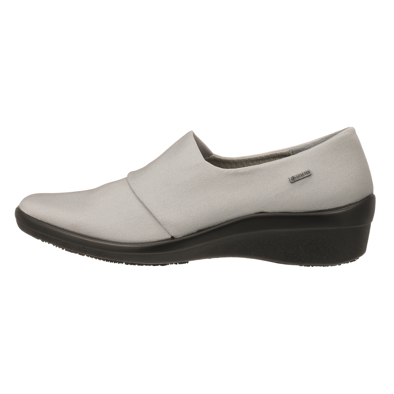 トップドライ 天気予報を気にせず履ける 切り替えデザイン ソフトパンプス