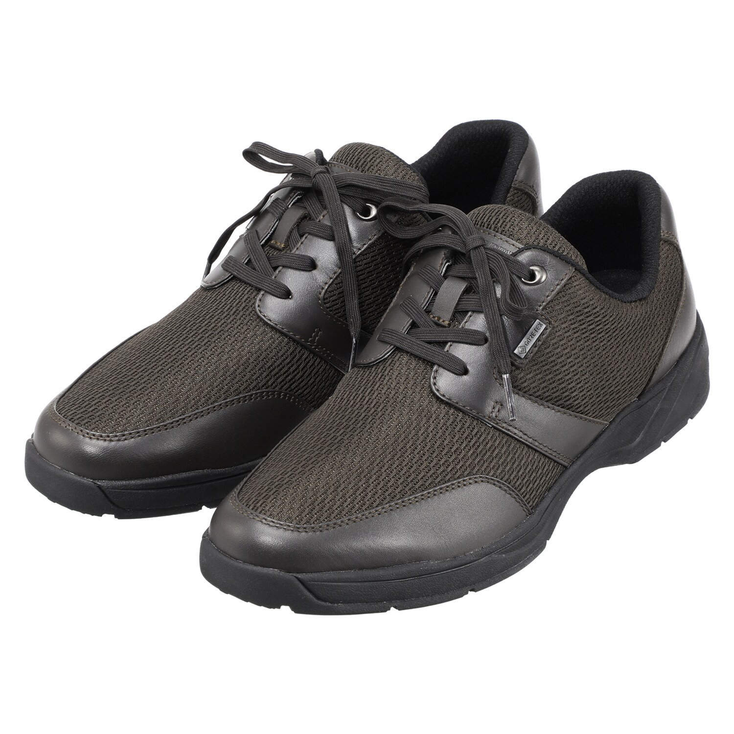 トップドライ 天気予報を気にせず履ける メッシュ牛革コンビ 紐デザインシューズ ＜メンズ＞