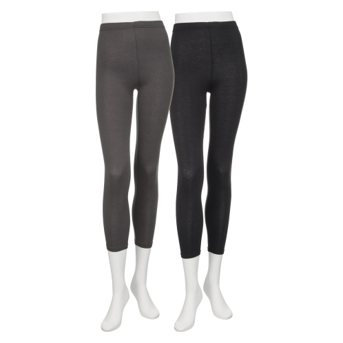 あしマルシェ 吸湿発熱 あったか 9分丈レギンス2枚セット あしマルシェ 吸湿発熱 あったか 9分丈レギンス2枚セット