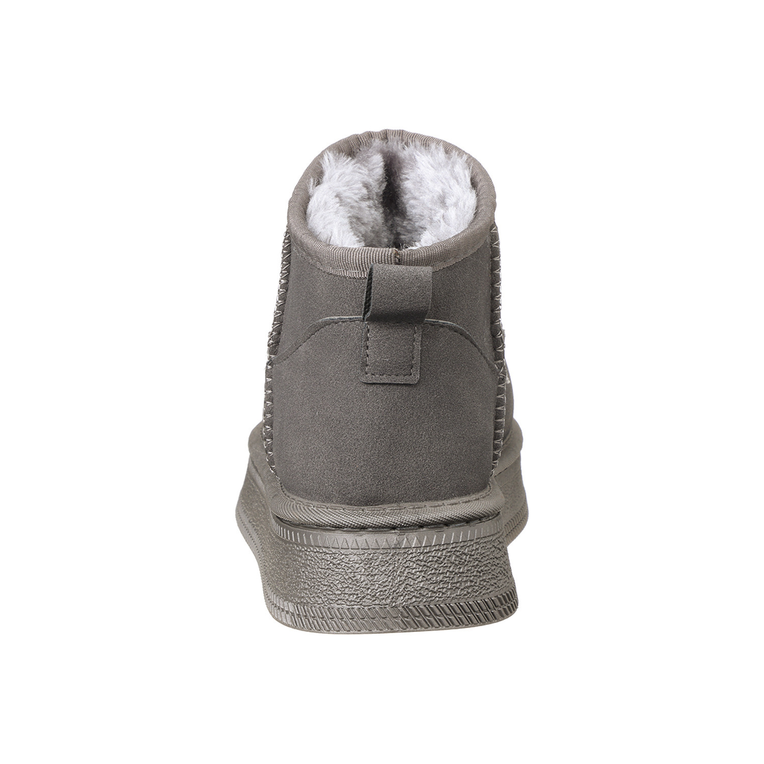 ヌーベルヴォーグ リラックス フェイクムートン 曲がる厚底ショートブーツ