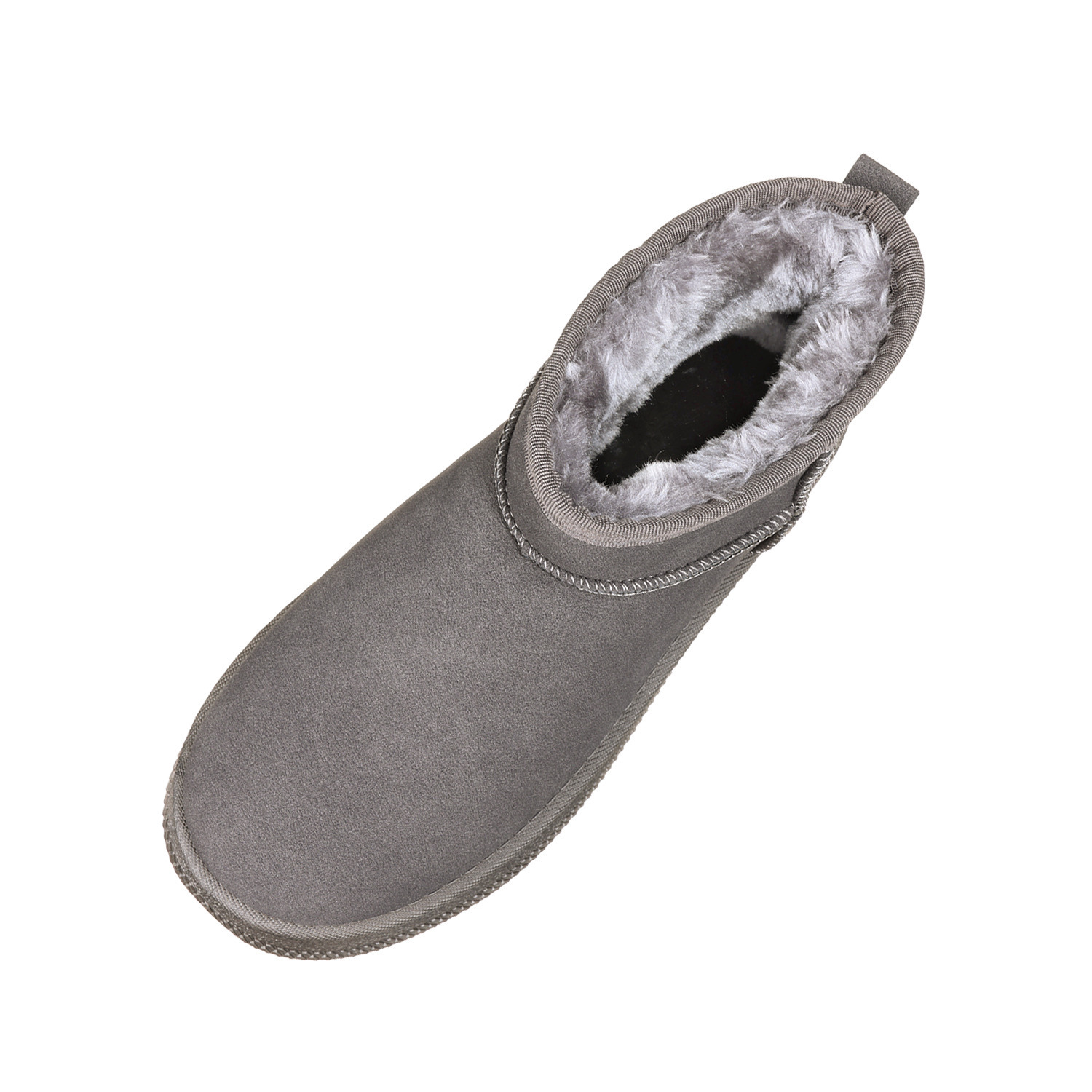 ヌーベルヴォーグ リラックス フェイクムートン 曲がる厚底ショートブーツ