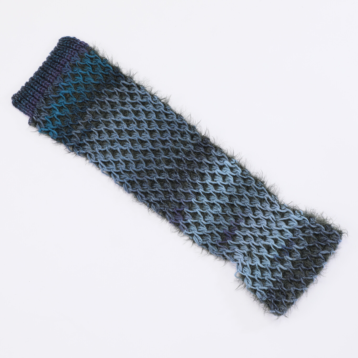 ジョナータ ＜イタリア製＞ ウール混ミックスヤーン リバーシブル 差し込みマフラー