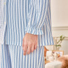 ナルエー ソフティスノーガウン＆ 中綿入り・コットン混 接結ストライプパジャマ