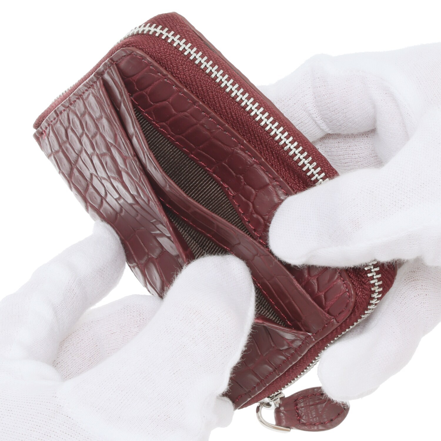 アルムコ マットクロコダイル コインケース