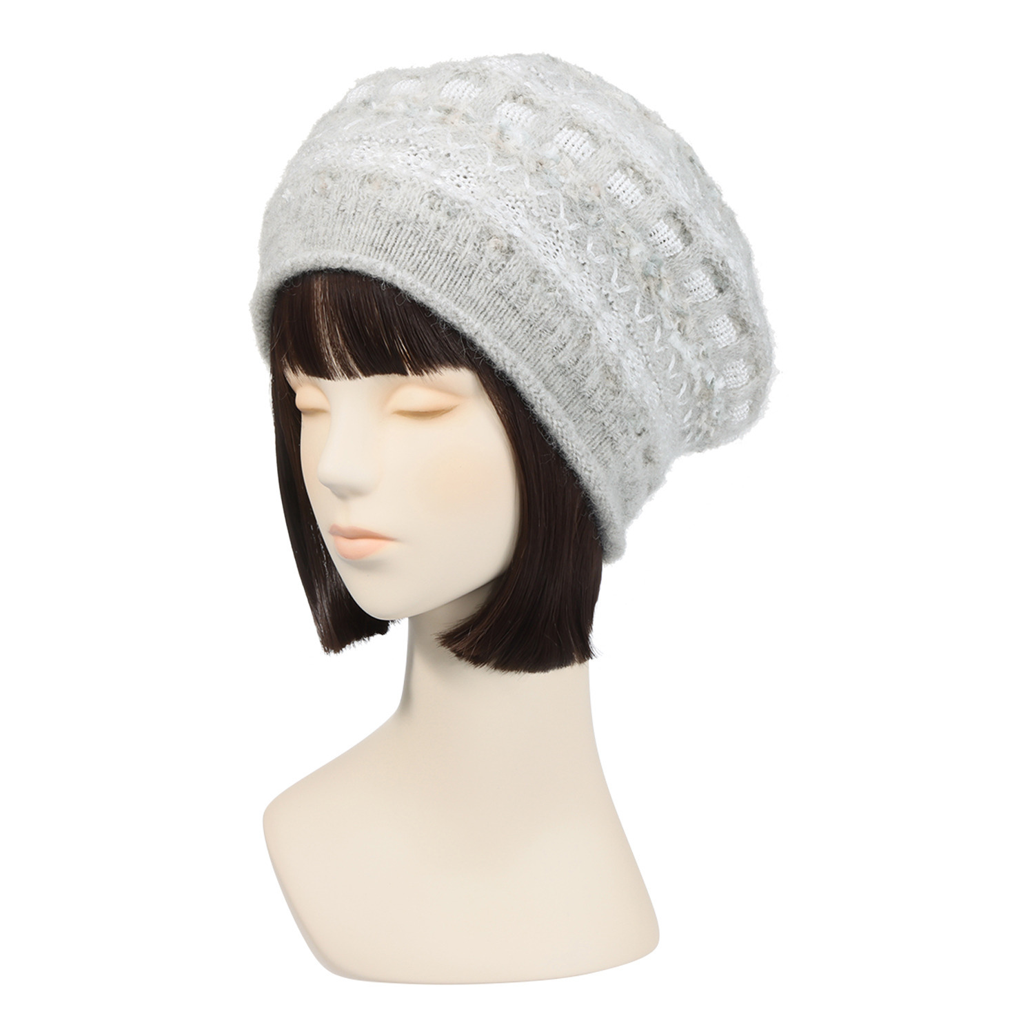 ベル・モード アルパカ混シャギー ベレーワッチ