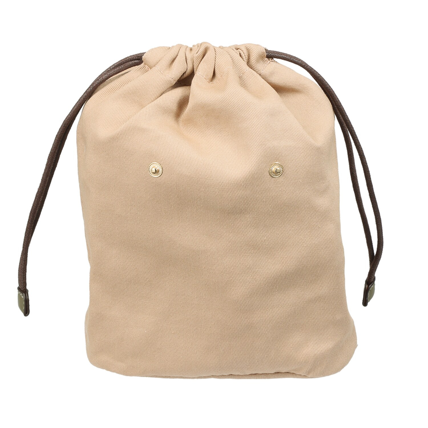 ラルジュ 巾着付 ボア ベルトアクセント ２ウェイバッグ