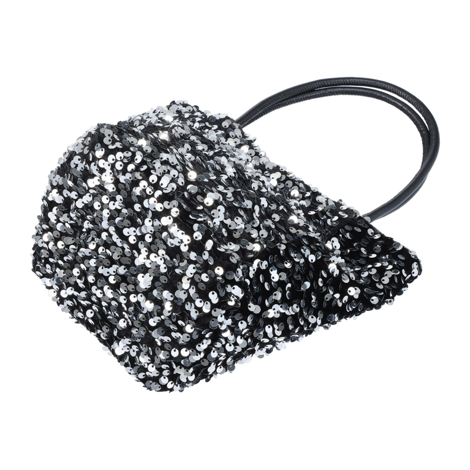 ラルジュ チェーンストラップ付 スパンコールバッグ