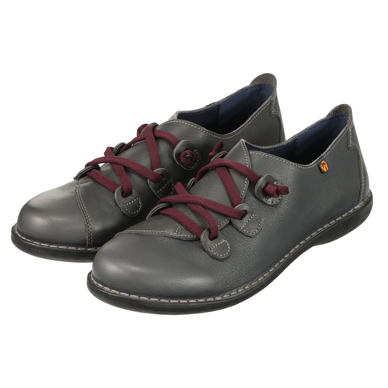 ジャングラ ＜スペイン製＞ 着脱簡単 牛革レースアップシューズ