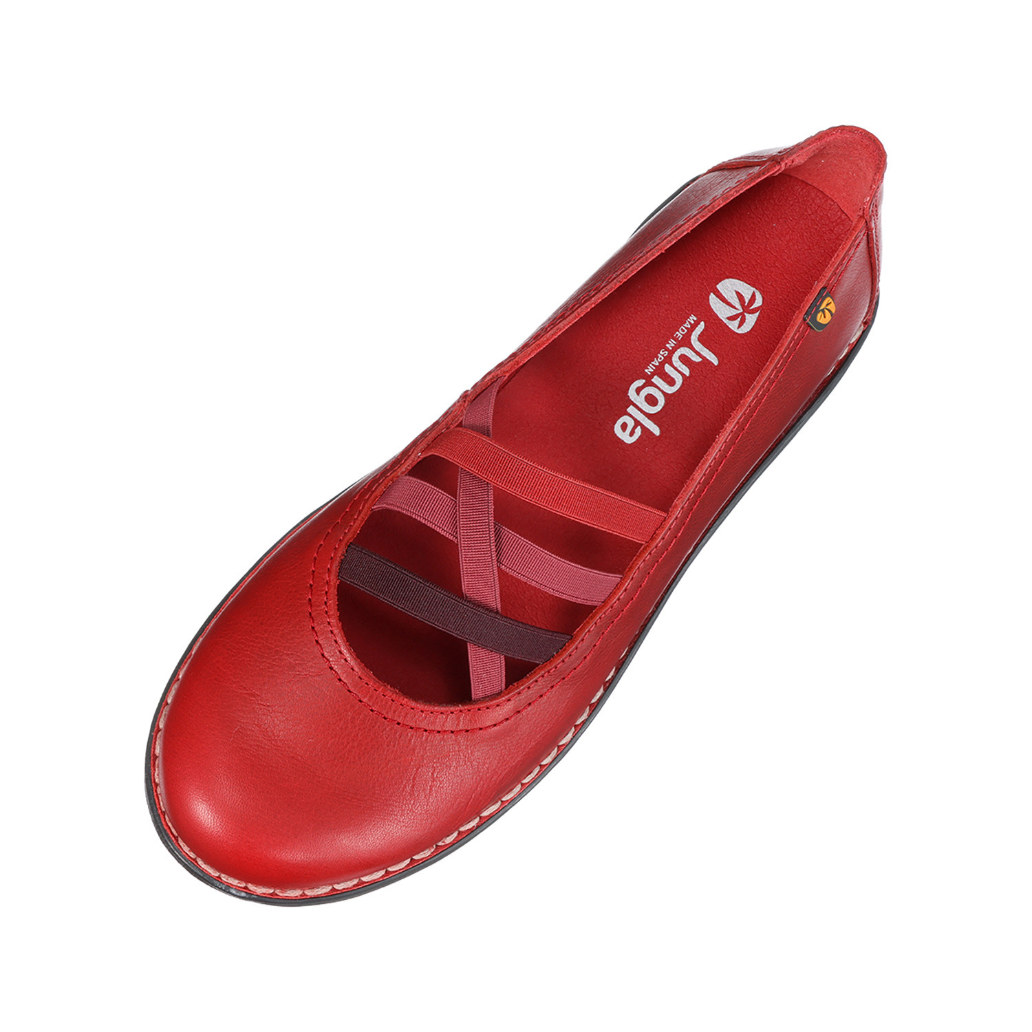 ジャングラ ＜スペイン製＞ 着脱簡単 牛革カジュアルシューズ