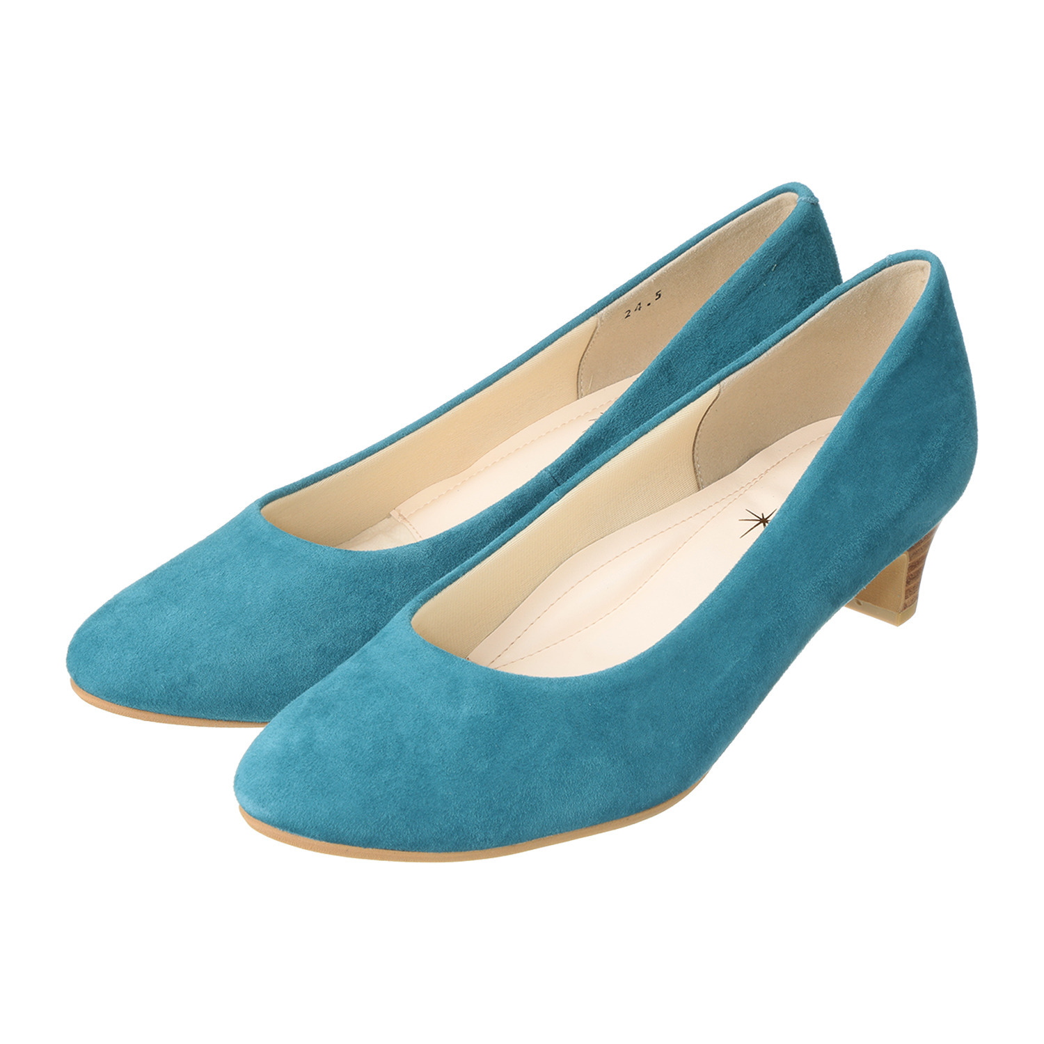 シェルシェエトワール メイドイン東京 はっ水 レザー柔らか仕立て ４ｃｍヒール あか抜けパンプス