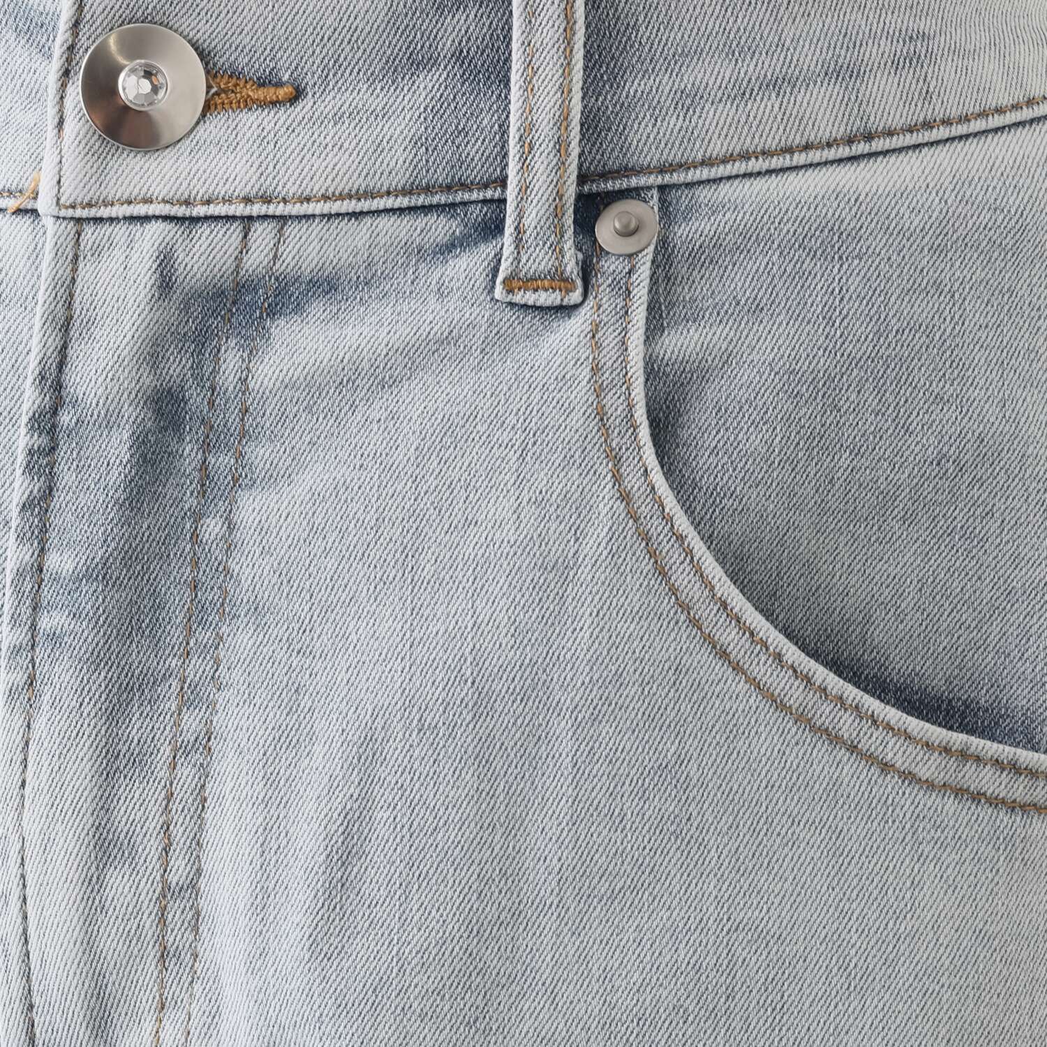 エアリーフェアリー こだわりの カーヴィーデザイン デニムパンツ