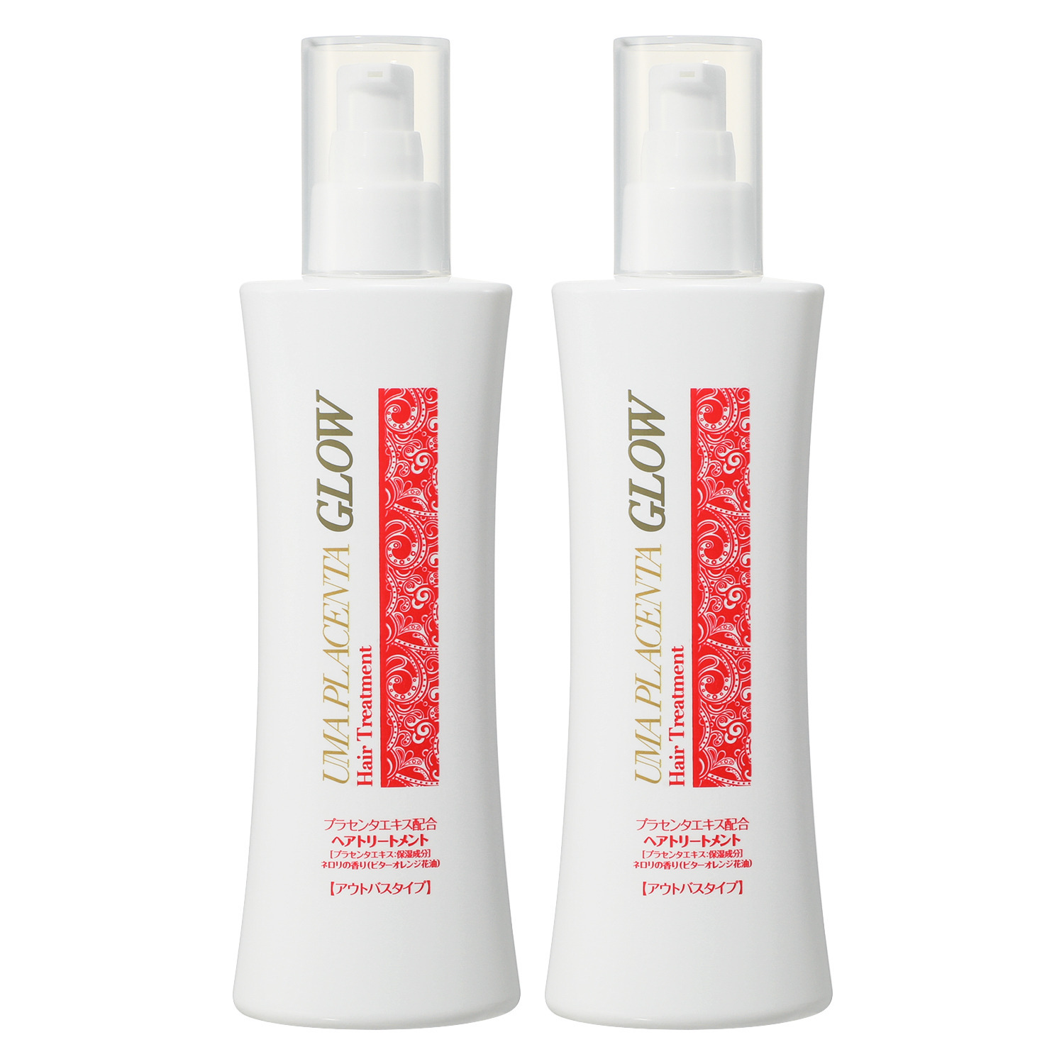 ウマプラグロー 原料メーカーが開発 ウマ由来 プラセンタエキス配合 ハリコシツヤ髪へ ヘアエッセンス ２本セット