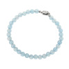 グランシフォレ アクアマリン ラウンドビーズ ブレスレット