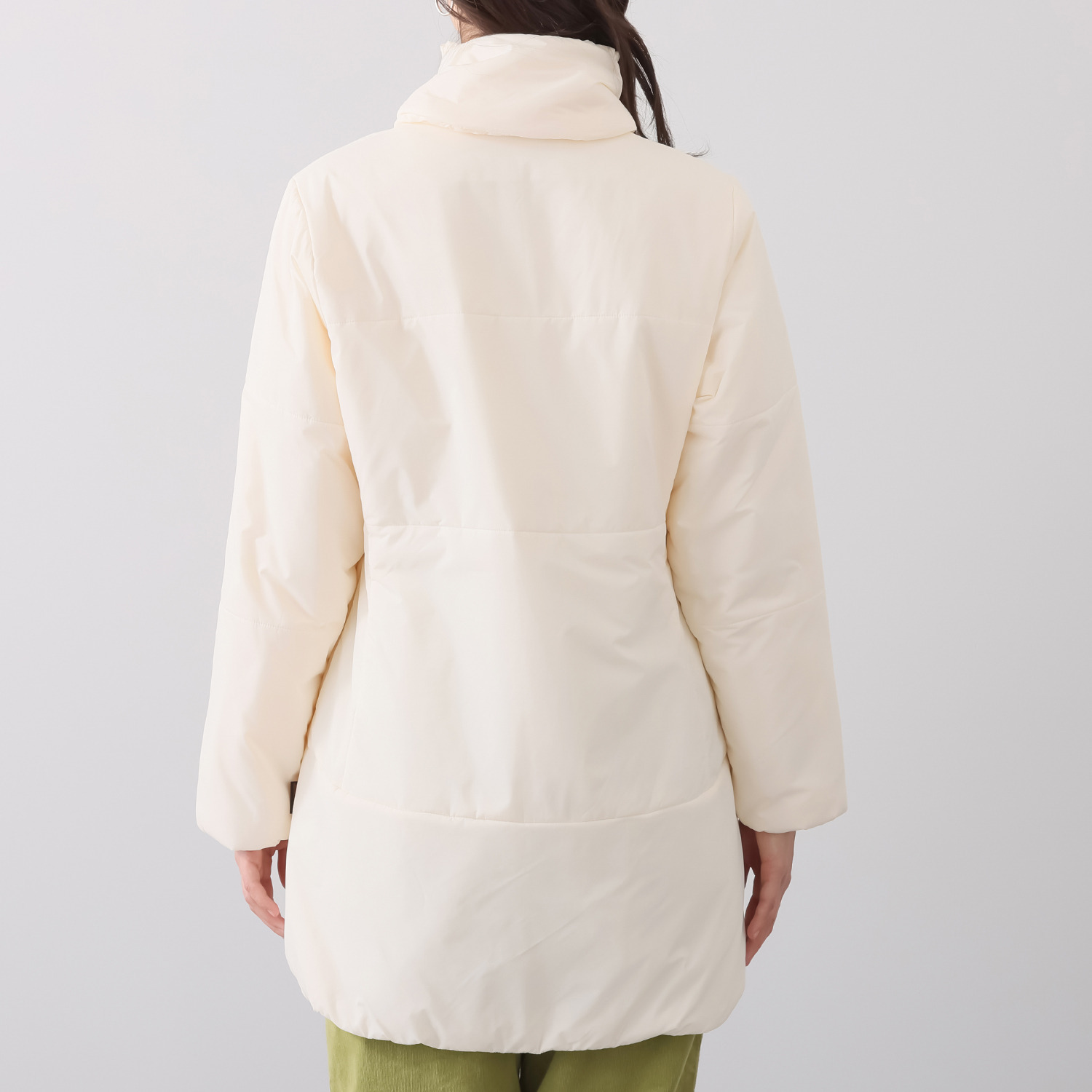 サーモア 首元も暖かい ボリュームカラーコート