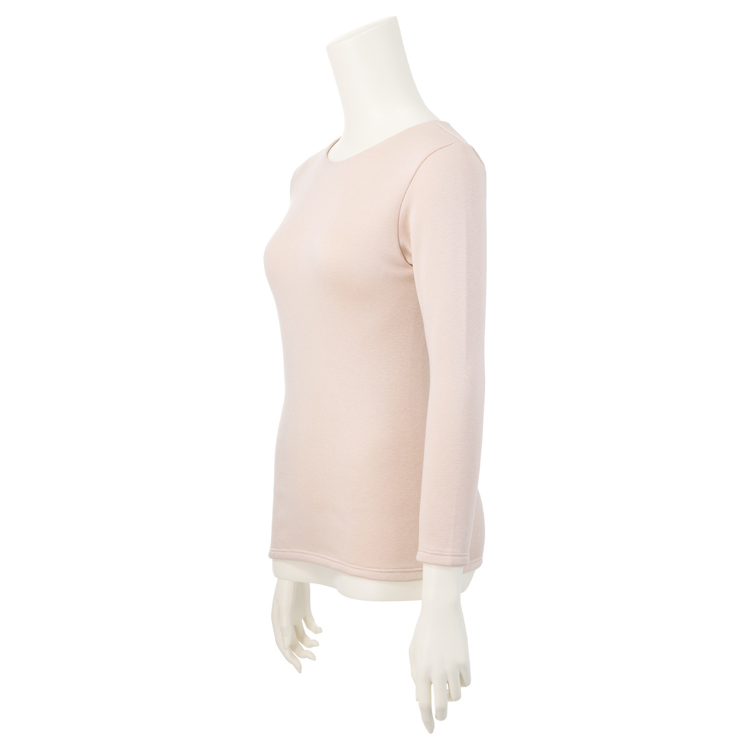 肌ごころ 寒い日はこれ！ 神・極衣（Ｒ）使用 ストレッチ裏起毛 八分袖インナー