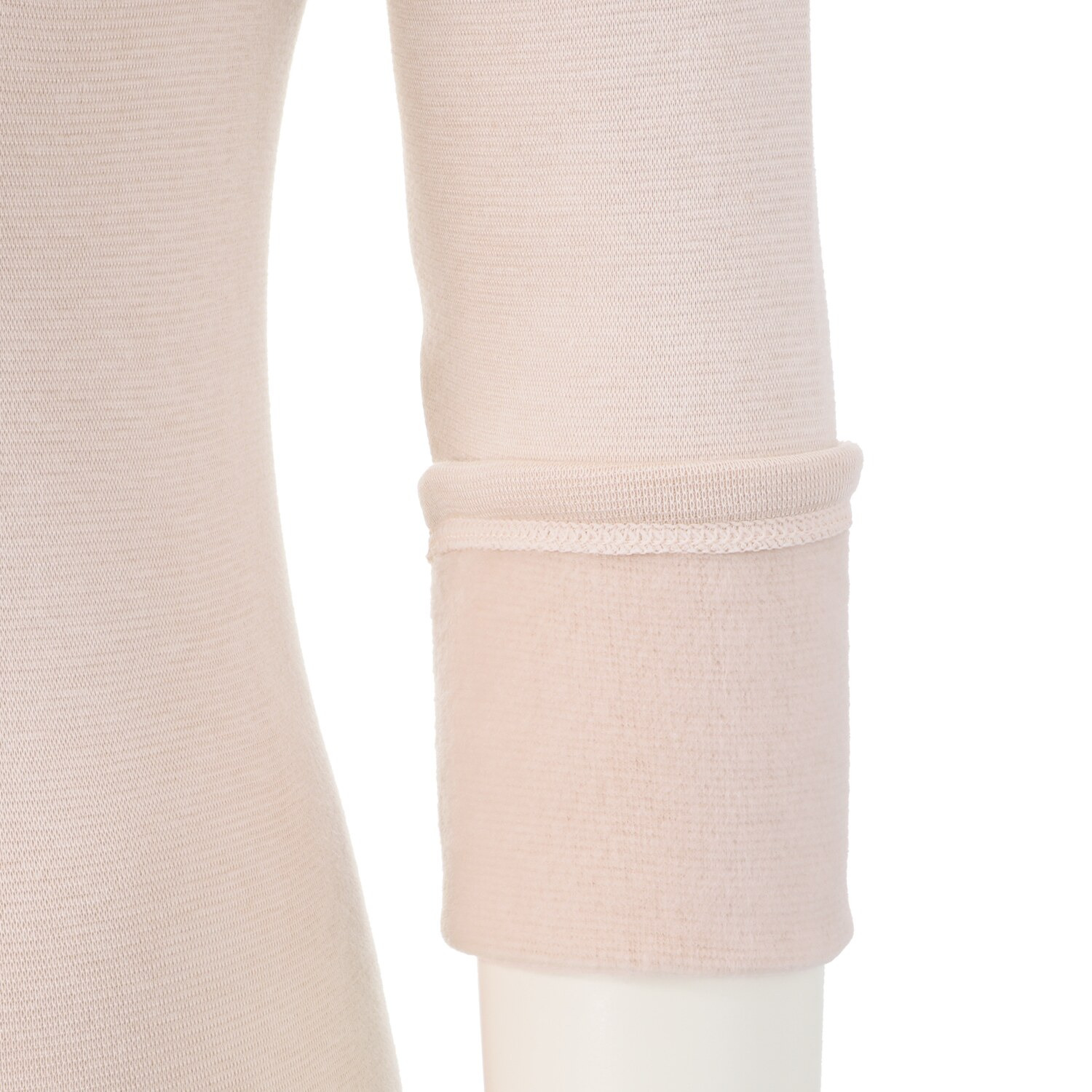 肌ごころ 寒い日はこれ！ 神・極衣（Ｒ）使用 ストレッチ裏起毛 八分袖インナー