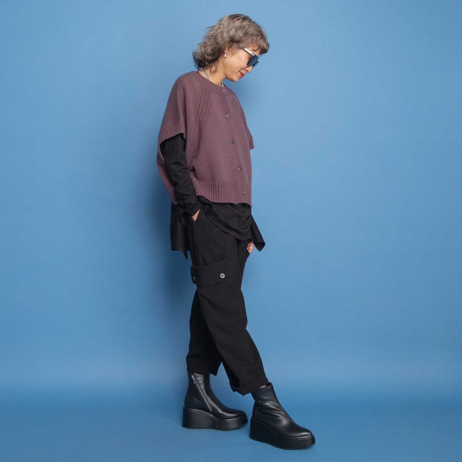 ワン　バイ ヨーコモリモト 大人のおしゃれが完成する モードにスタイルアップ デザインショートブーツ