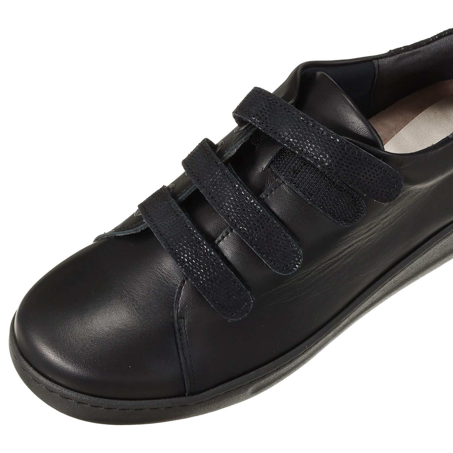 ミスキョウコ 日本製　レザー ３本ベルト オパンケスニーカー