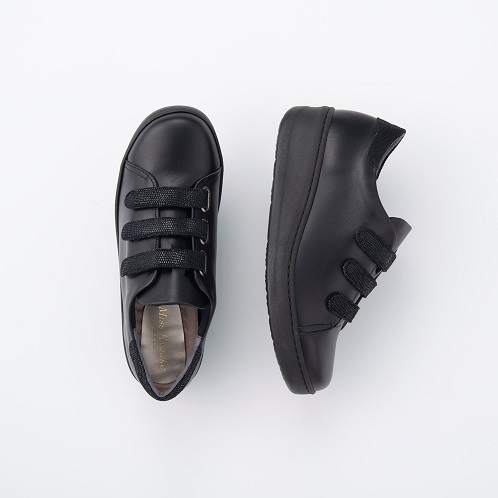 ミスキョウコ 日本製　レザー ３本ベルト オパンケスニーカー