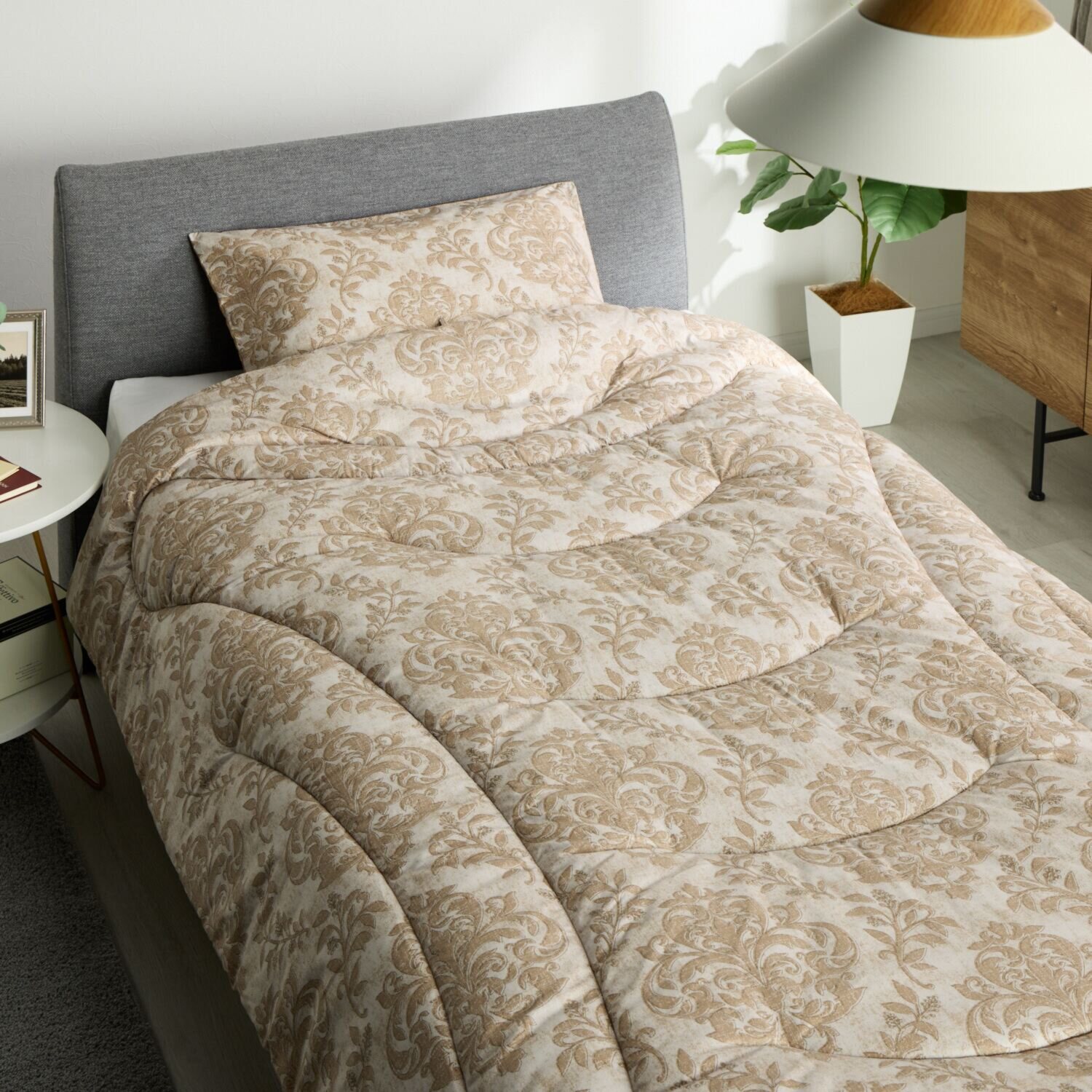 モリリン あったかふわもち♪ ほこりが出にくい カーボンテック 掛けふとん＜シングル＞