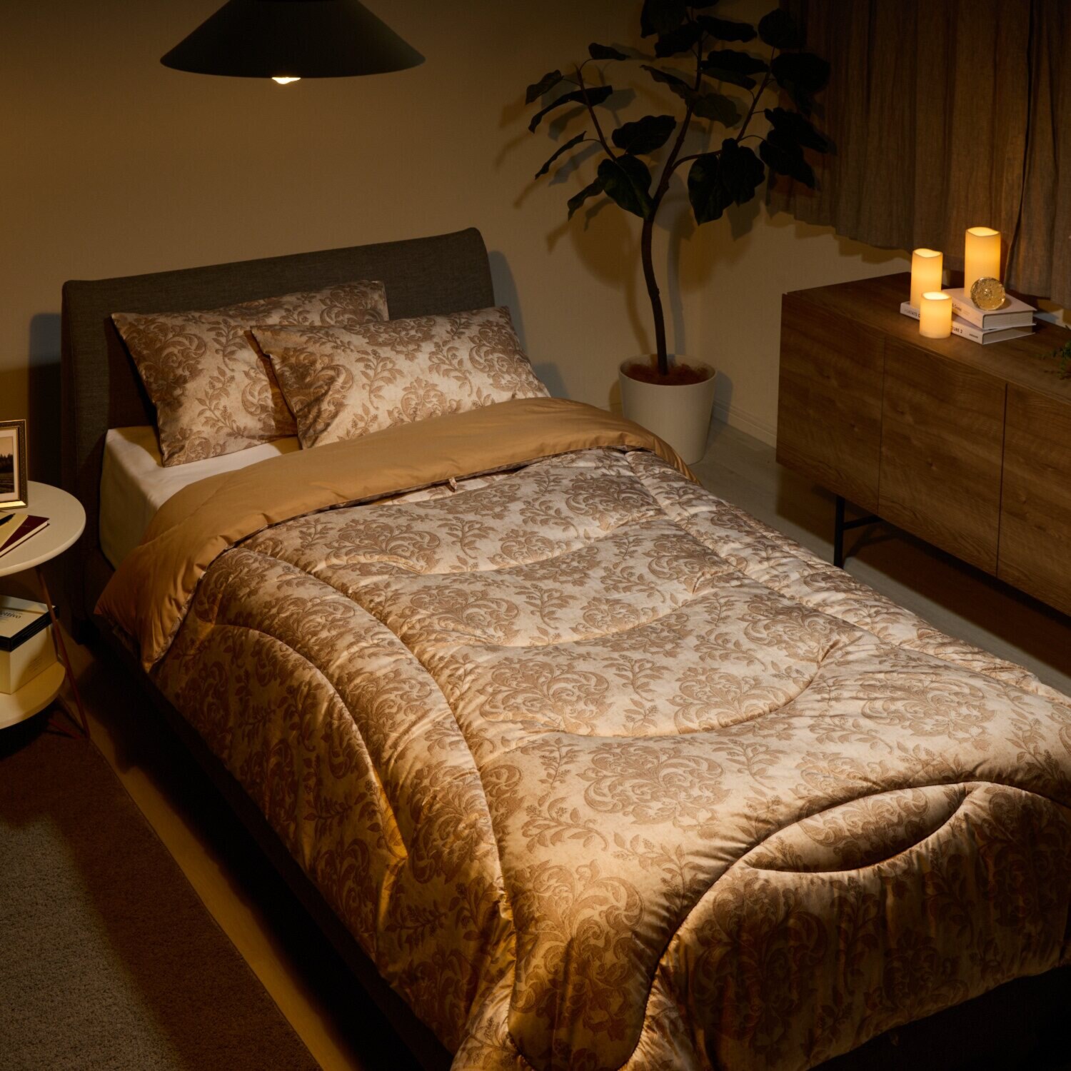 モリリン あったかふわもち♪ ほこりが出にくい カーボンテック 掛けふとん＜シングル＞