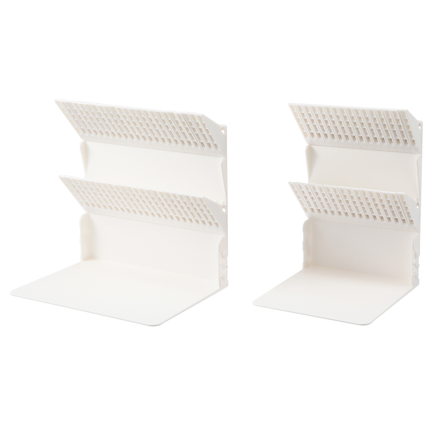 リヒトラブ １冊でも倒れない ブックスタンド 雑誌対応サイズ ２種２個セット 