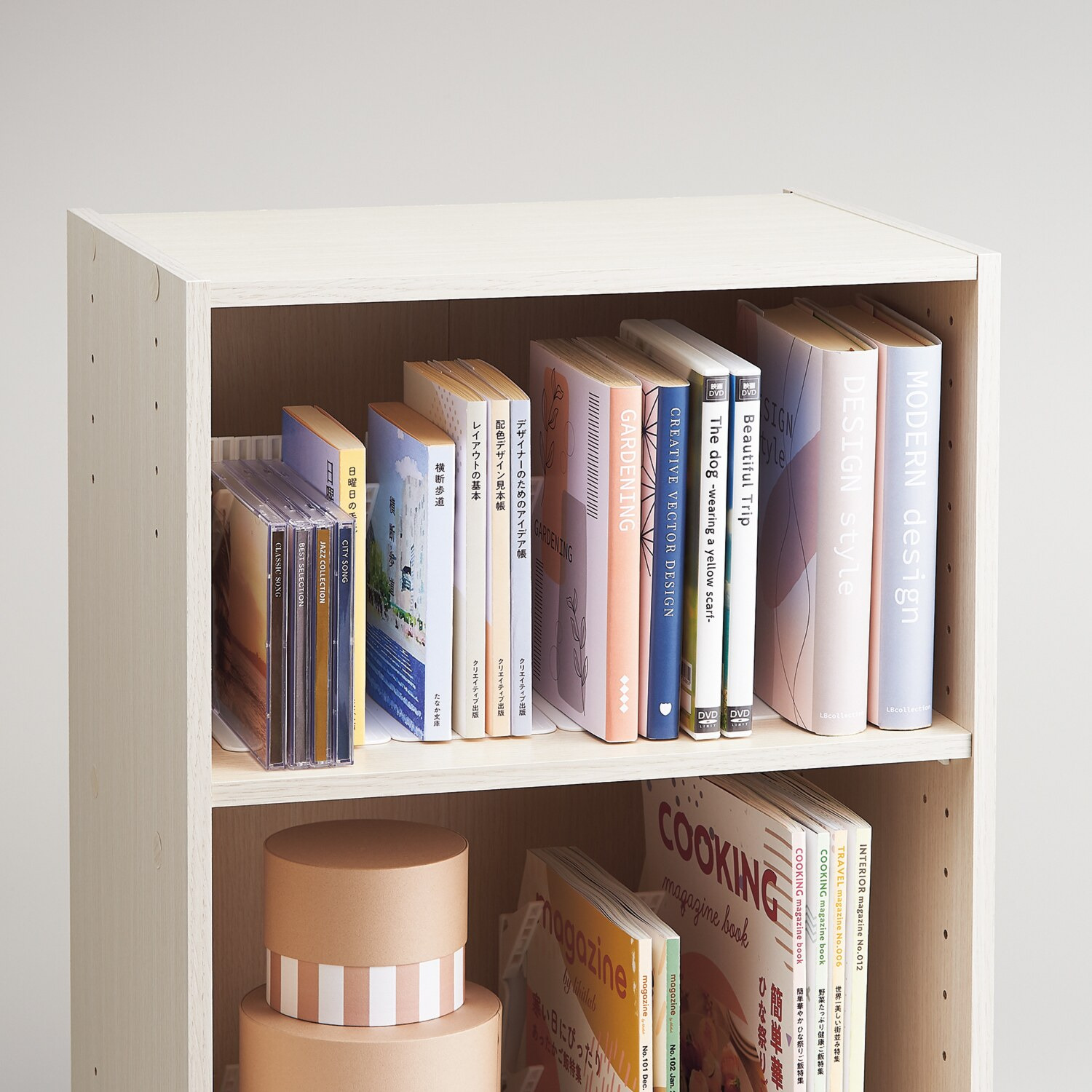 リヒトラブ １冊でも倒れない ブックスタンド 雑誌対応サイズ ２種２個セット 