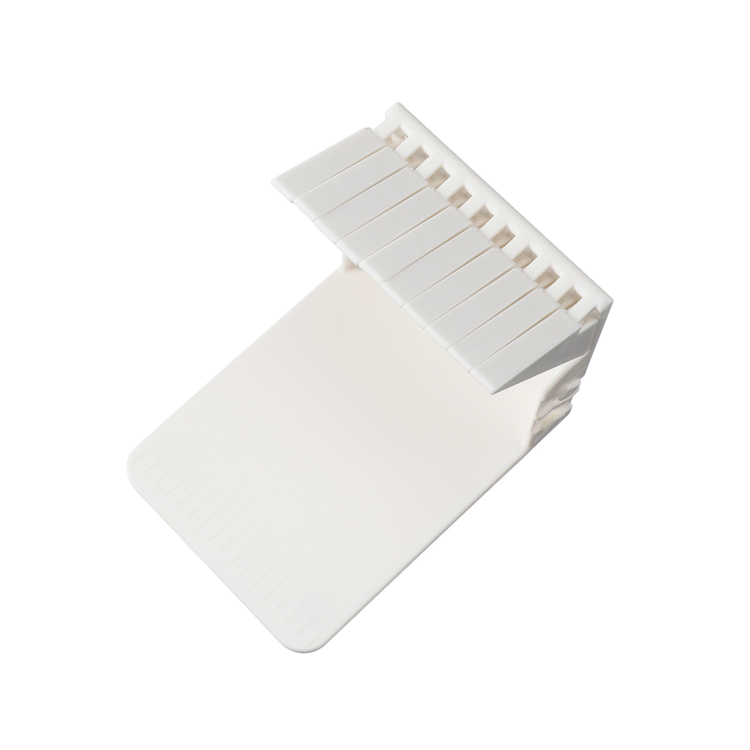 リヒトラブ １冊でも倒れない ブックスタンド 文庫本対応サイズ ２種４個セット