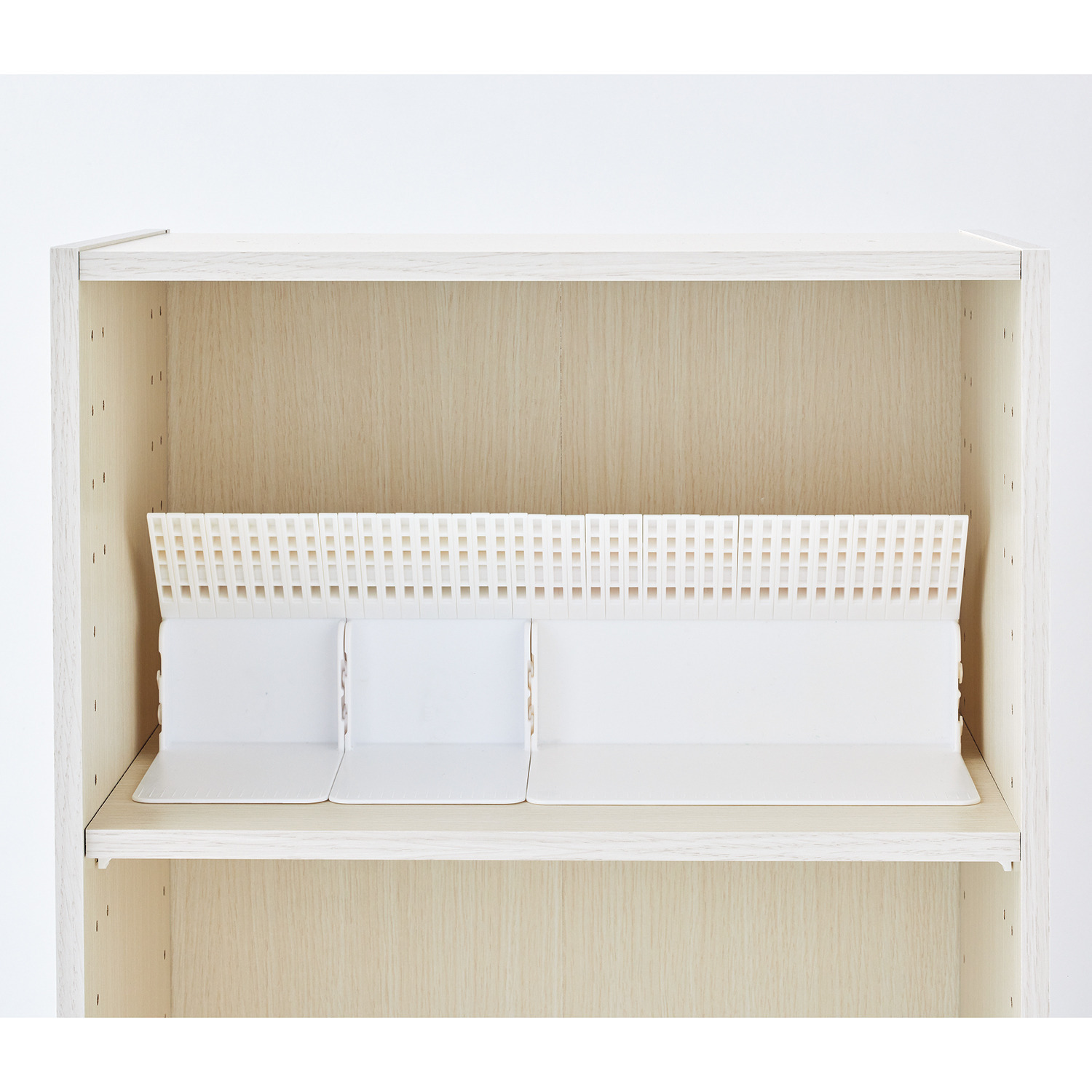 リヒトラブ １冊でも倒れない ブックスタンド 文庫本対応サイズ ２種４個セット