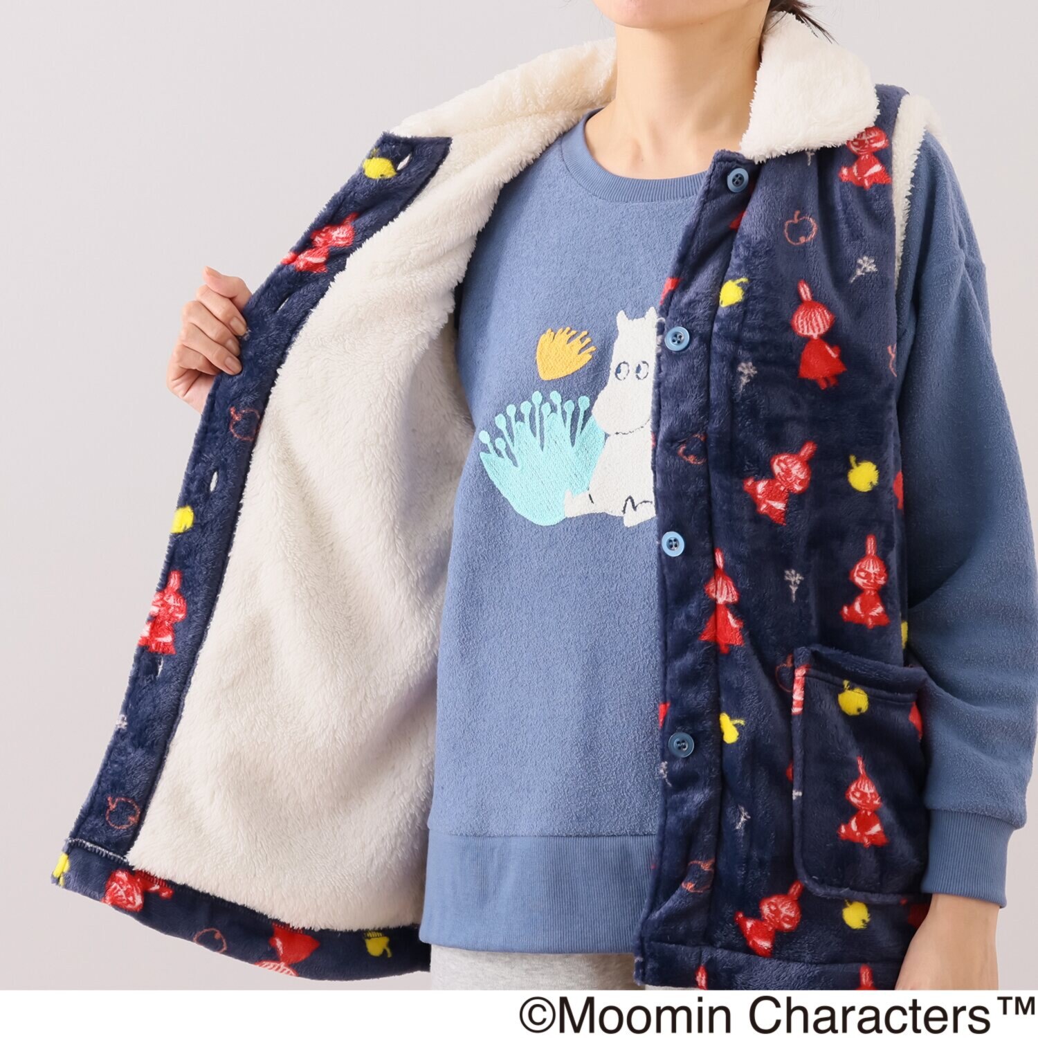 ムーミン あったか ルームベスト