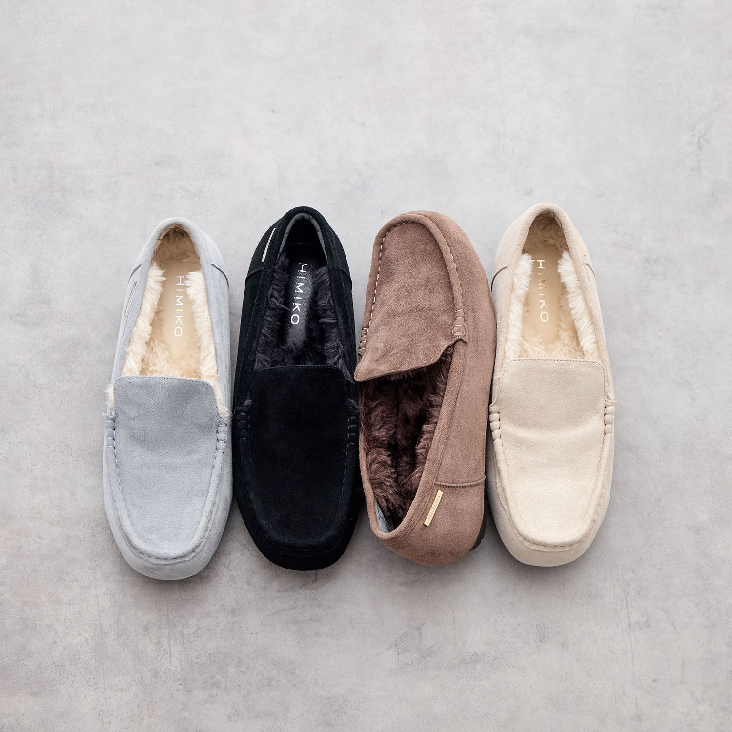 卑弥呼 はっ水シープレザー ＮＥＷ フレキシブルライトソール ふわふわモカシン