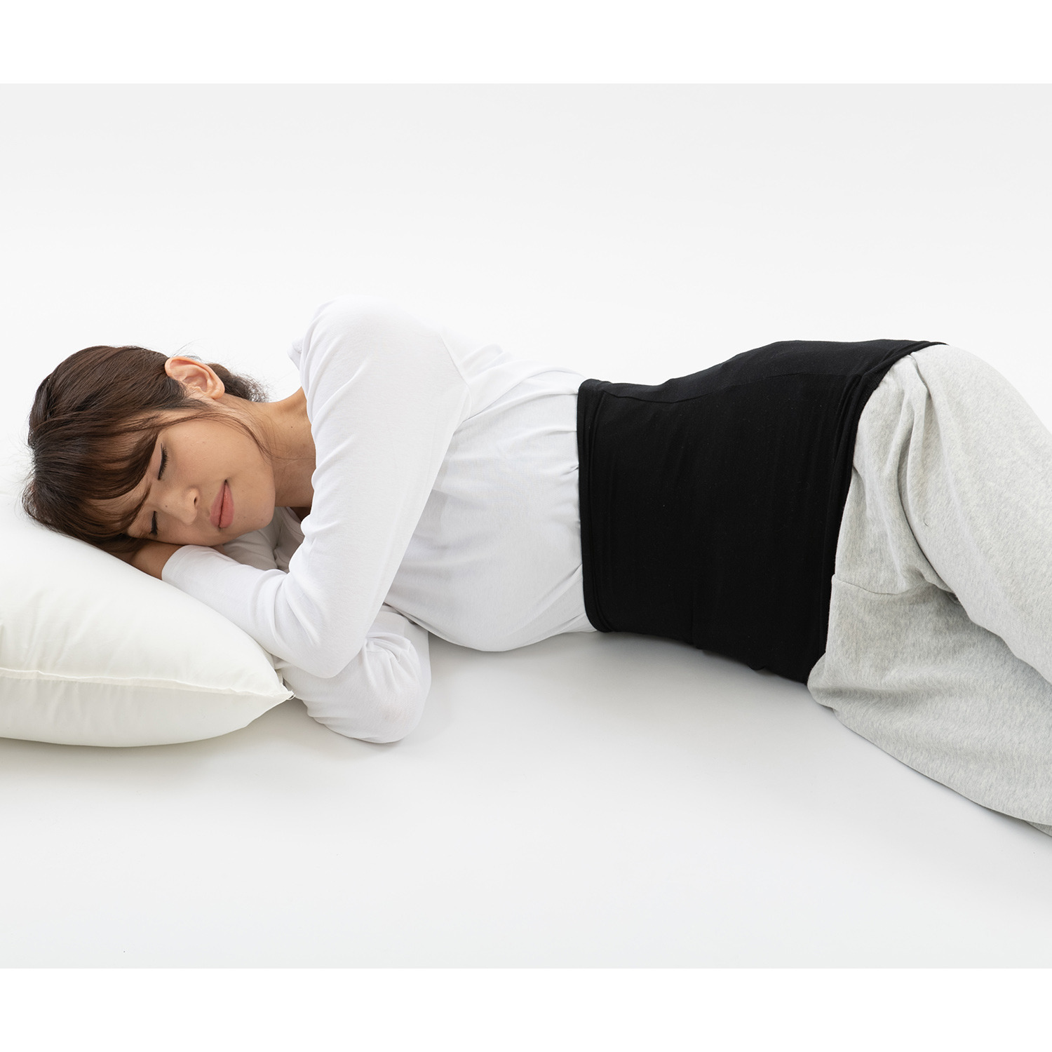 オーラ あったか腹巻岩盤浴 同色２枚組