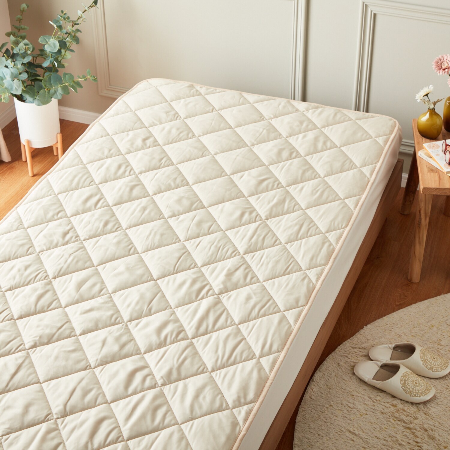 オーラ岩盤 あったかほぐし 敷きパッド ＜セミダブル＞