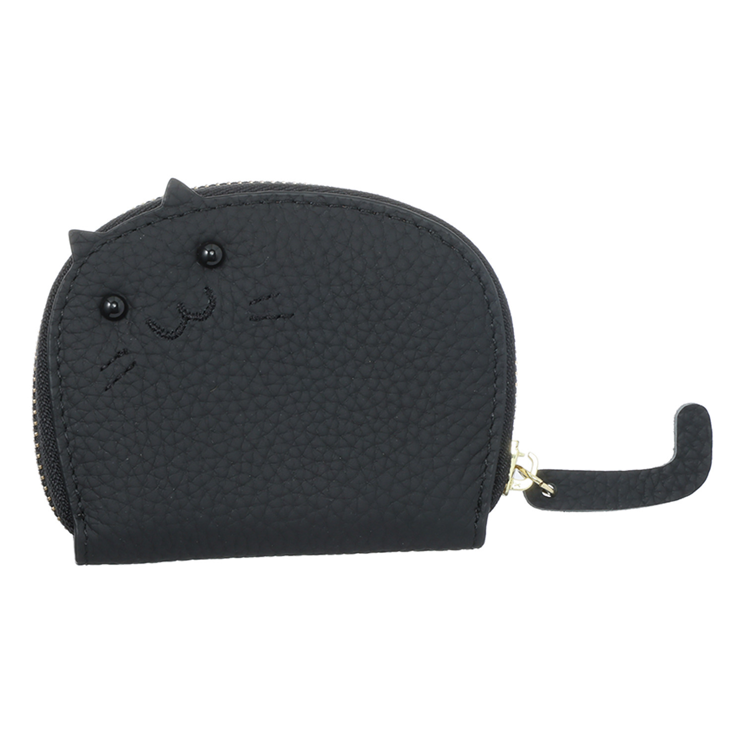 モーヴ 本革 ねこちゃん ジャバラカードケース