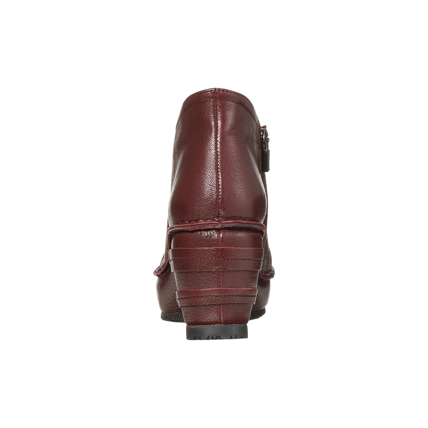 ヒナ　デイグリーン 日本製 育てるレザー ディープライン 厚底アンクルブーツ