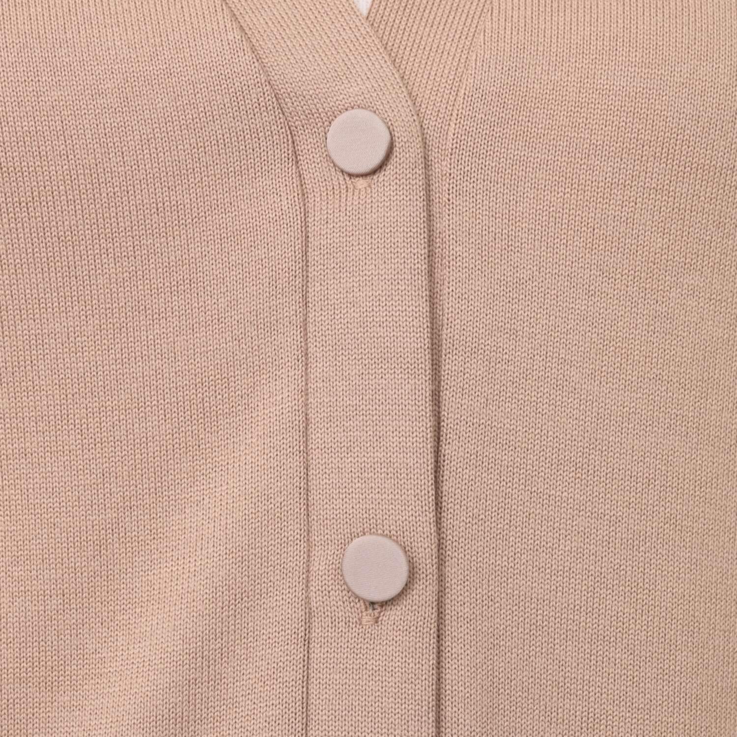 シルバーミントシュガー こだわり天竺の Ｖネック ロングカーディガン