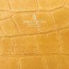 アンナヴィルジリ ＜イタリア製＞ カーフスエード クロコ型押し ショルダーポーチ付 トートバッグ