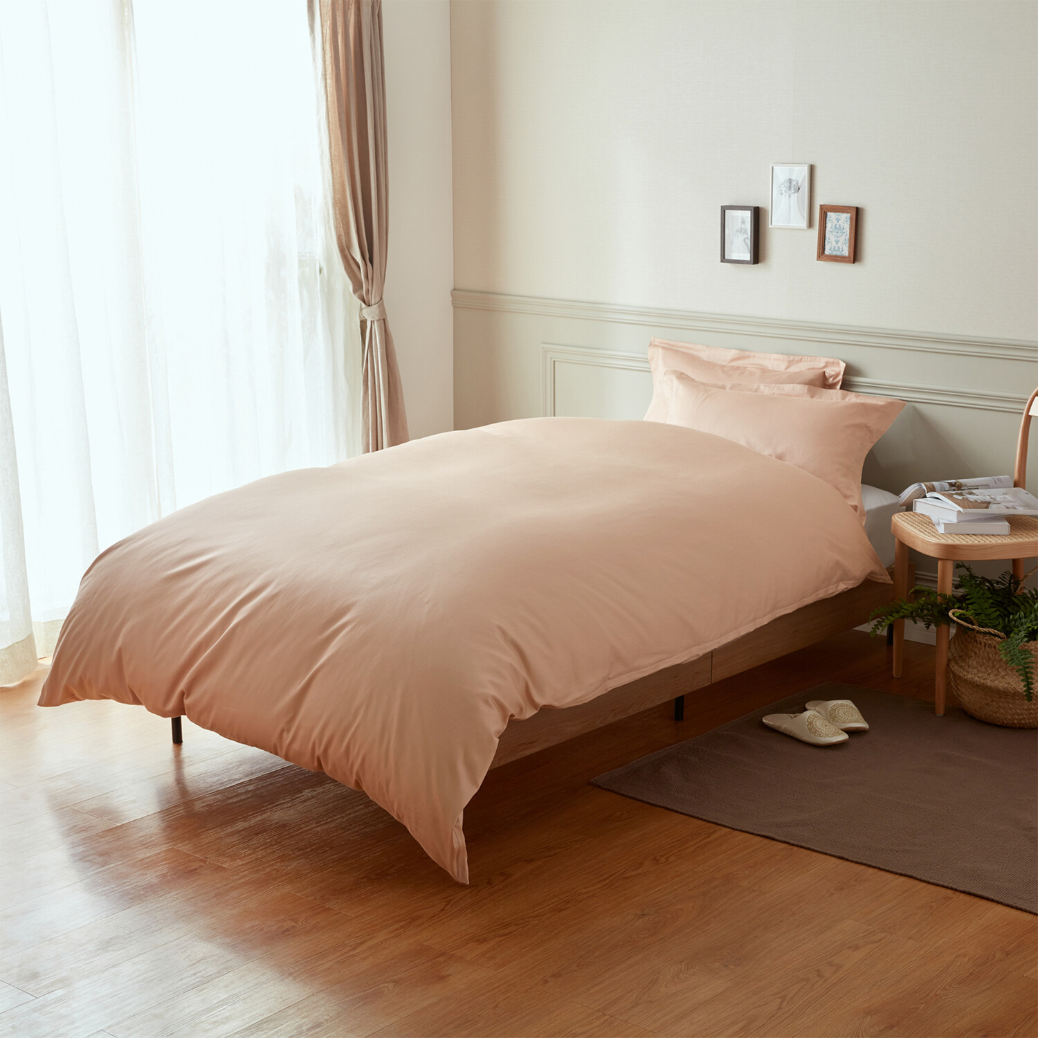 ｎｉｓｈｉｋａｗａ　西川 コットン１００％サテン 掛けふとんカバー ＜シングル＞