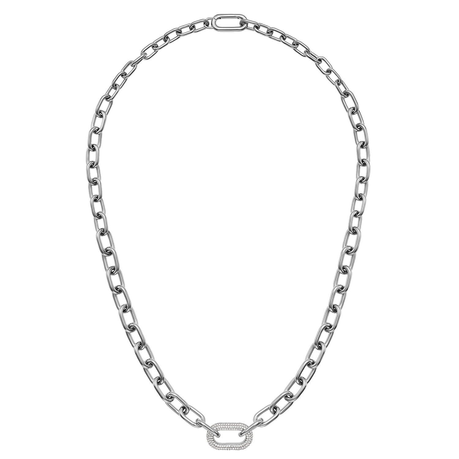 ダニエルウェリントン ステンレス リンクチェーン ネックレス